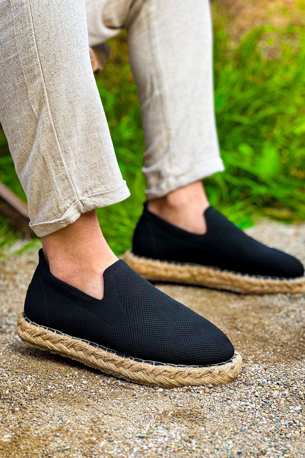 CH305 Triko Erkek Ayakkabı SIYAH - Görsel 2