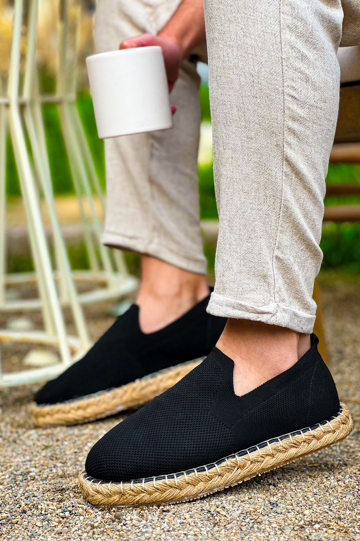 CH305 Triko Erkek Ayakkabı SIYAH - Görsel 6