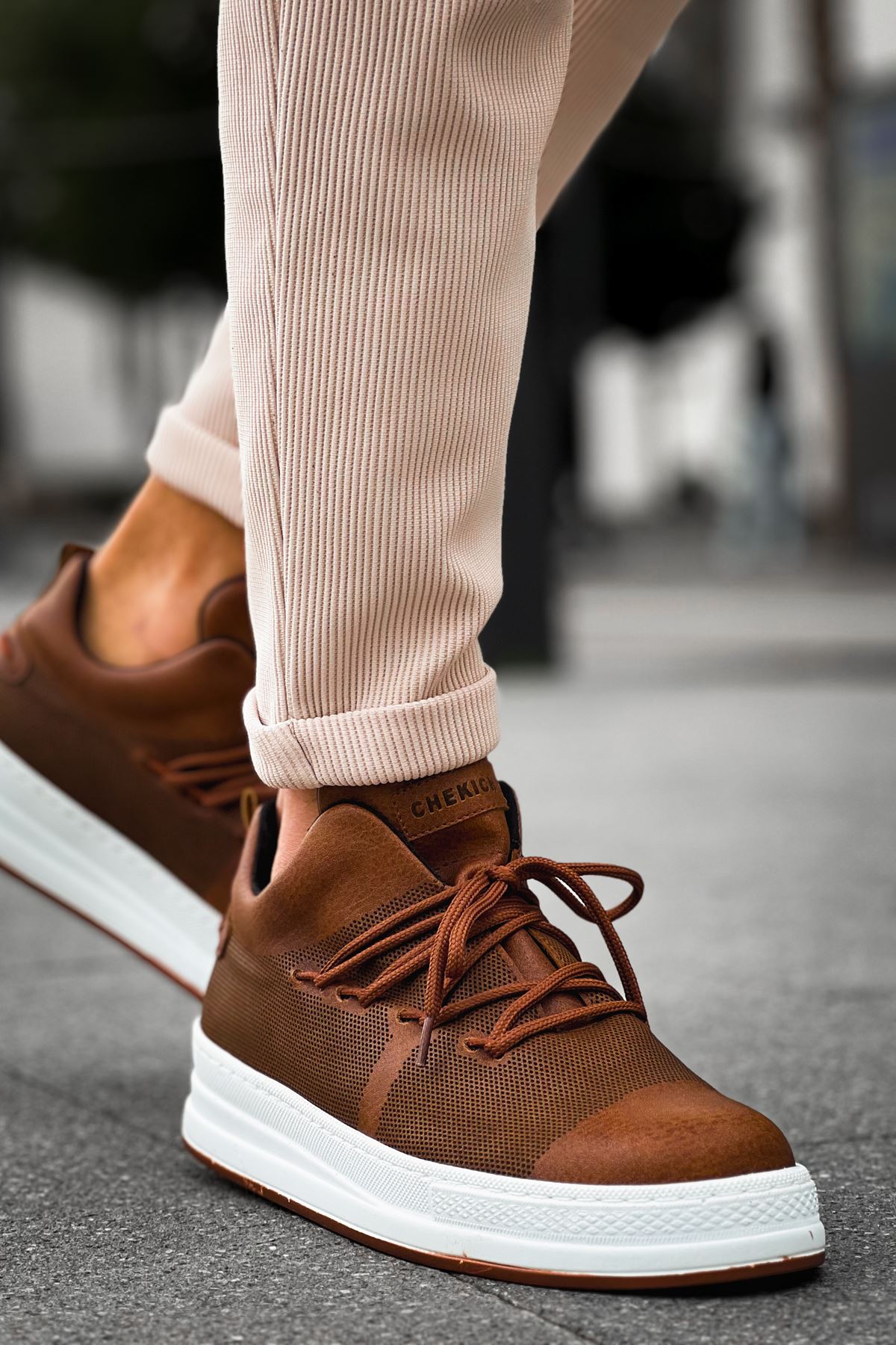 CH219 CBT Laser Erkek Ayakkabı TABA - Görsel 4