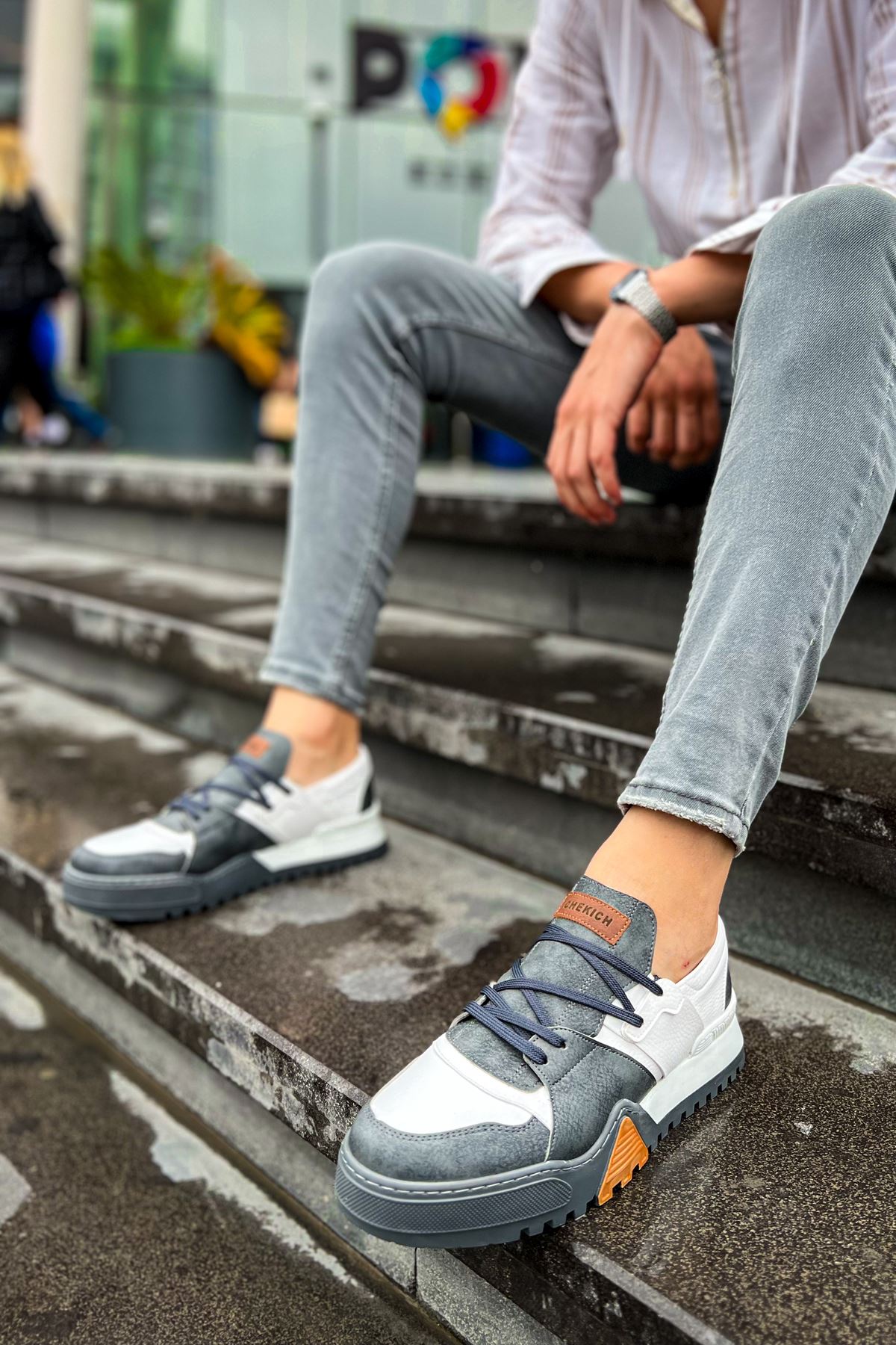 CH067 GBT Warrem Erkek Ayakkabı SIYAH/SIYAH - Görsel 5