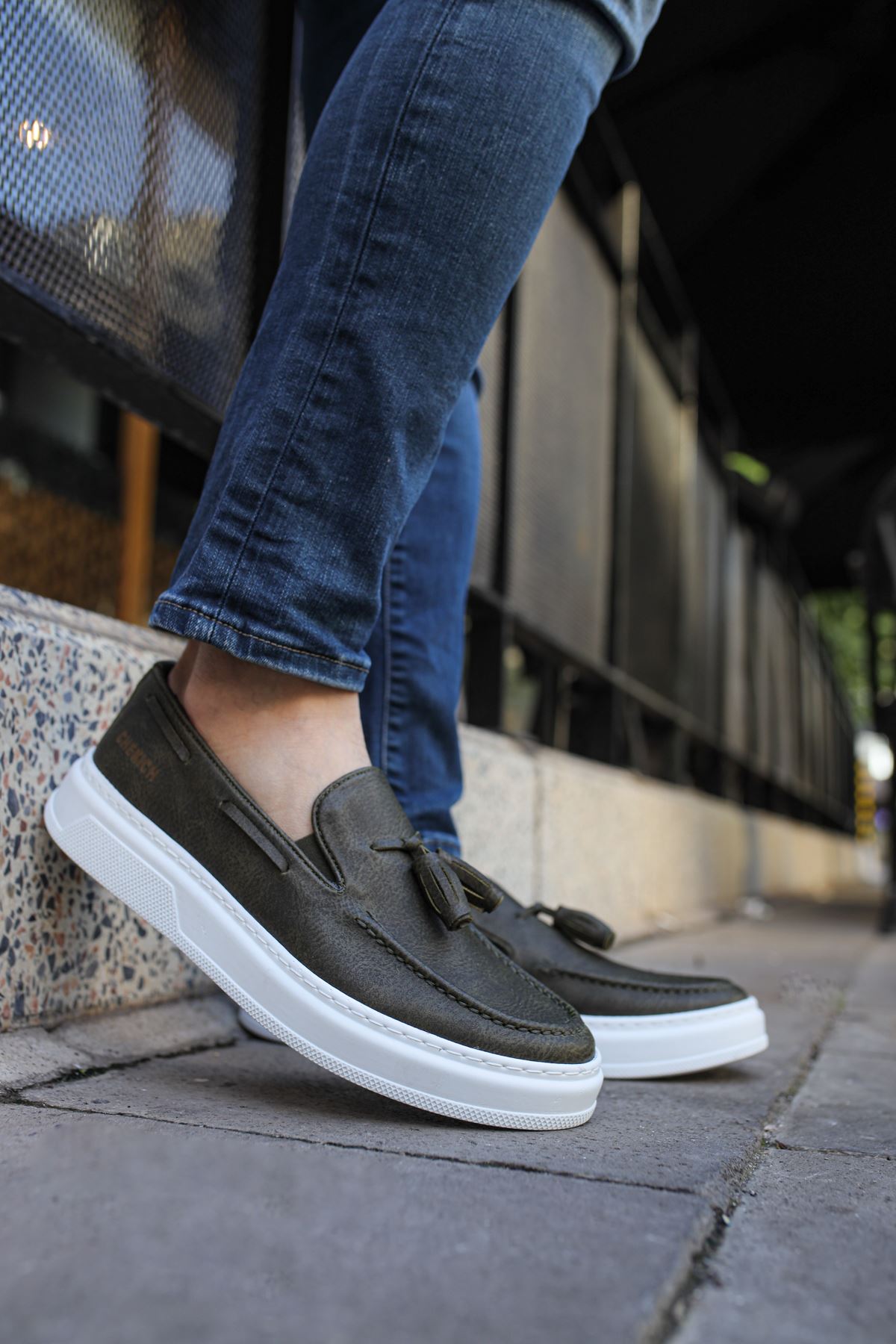 CH127 CBT Loafer-X Erkek Ayakkabı HAKI - Görsel 2