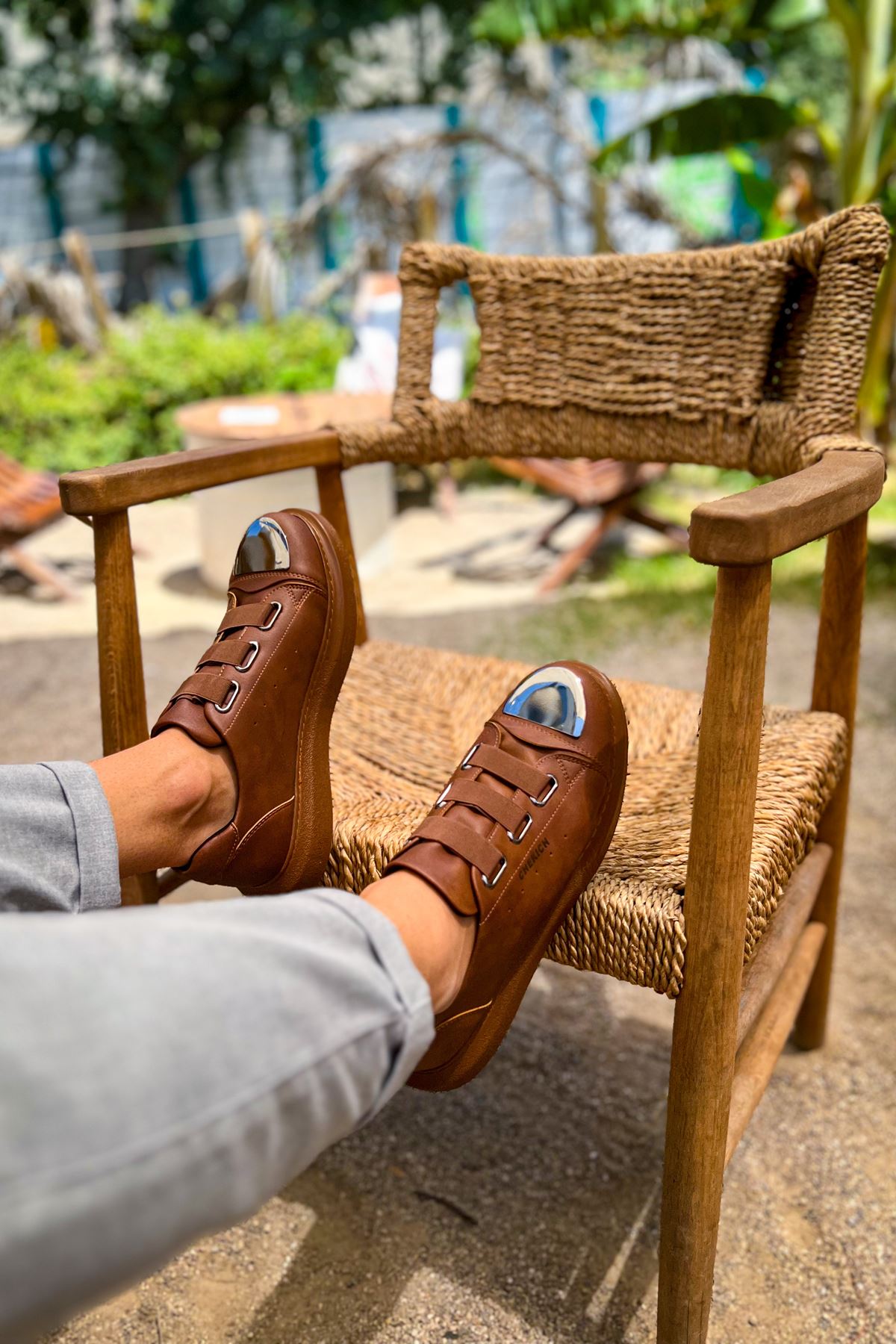 CH251 CRT Mirror Erkek Ayakkabı TABA - Görsel 4