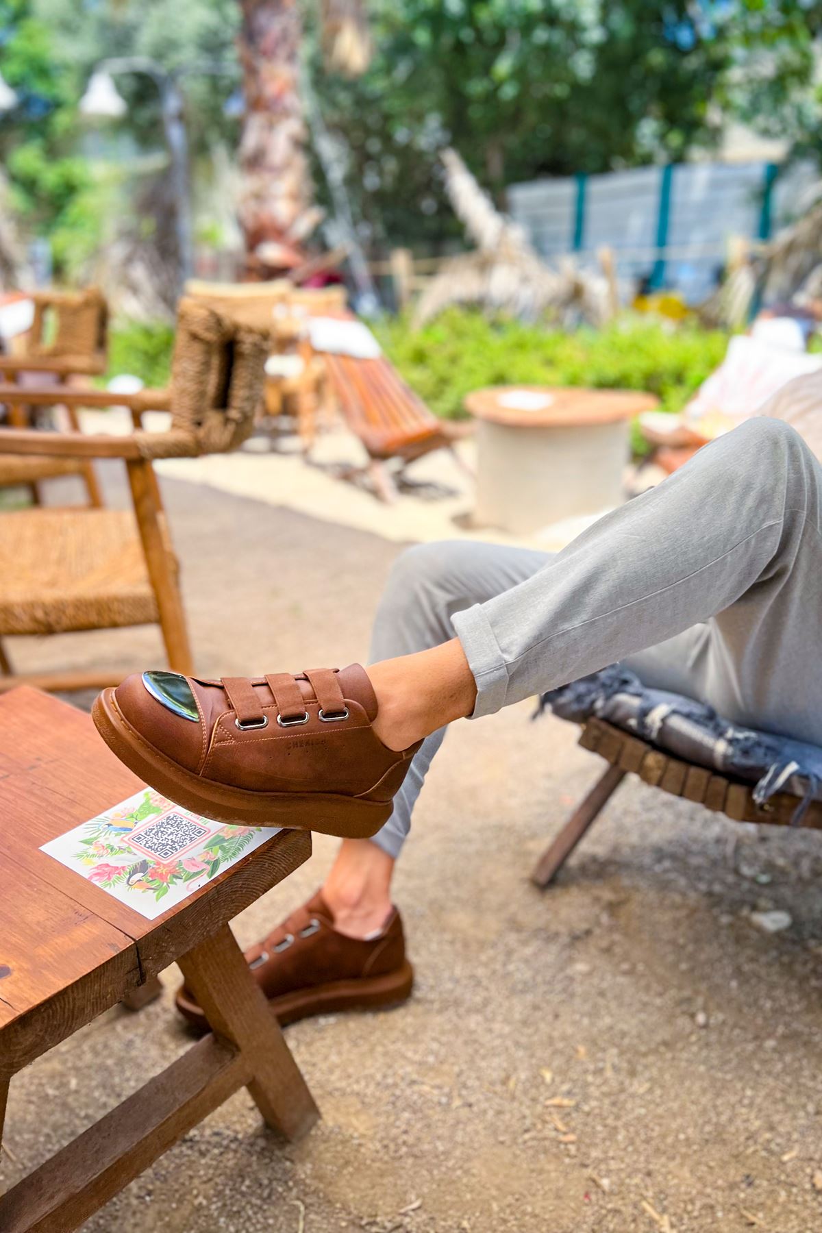 CH251 CRT Mirror Erkek Ayakkabı TABA - Görsel 5