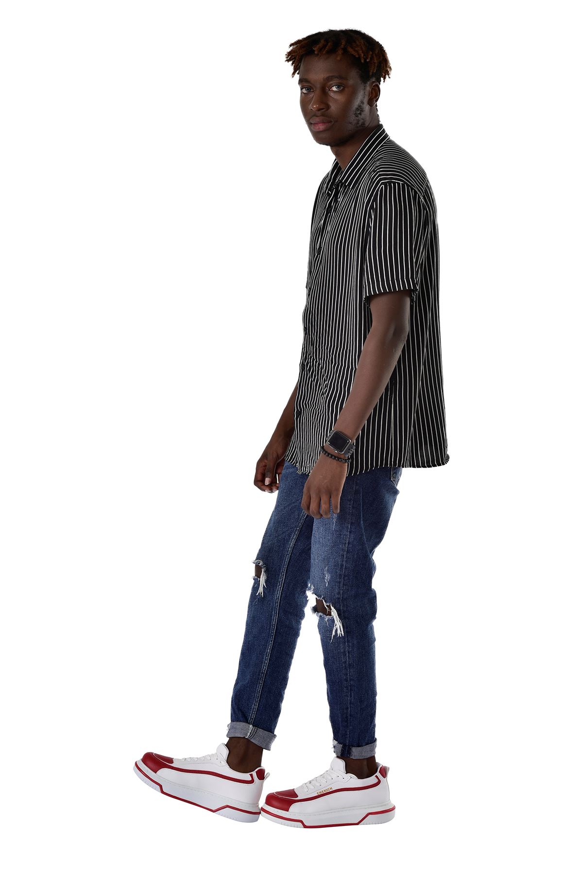 CH241 CBT Signature Line Up Erkek Ayakkabı KIRMIZI / BEYAZ - Görsel 5