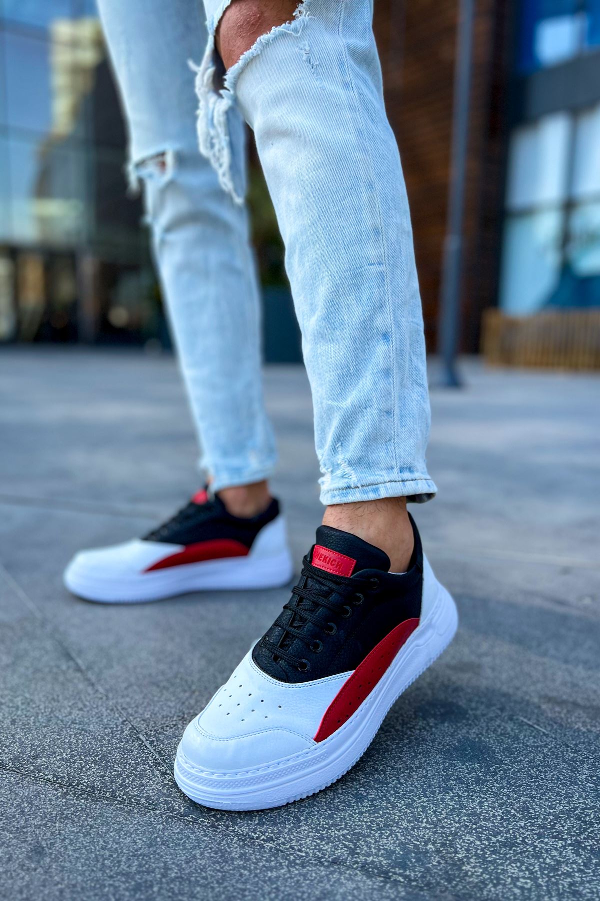 CH115 CBT Literide Erkek Ayakkabı BEYAZ/KIRMIZI/SIYAH - Görsel 4