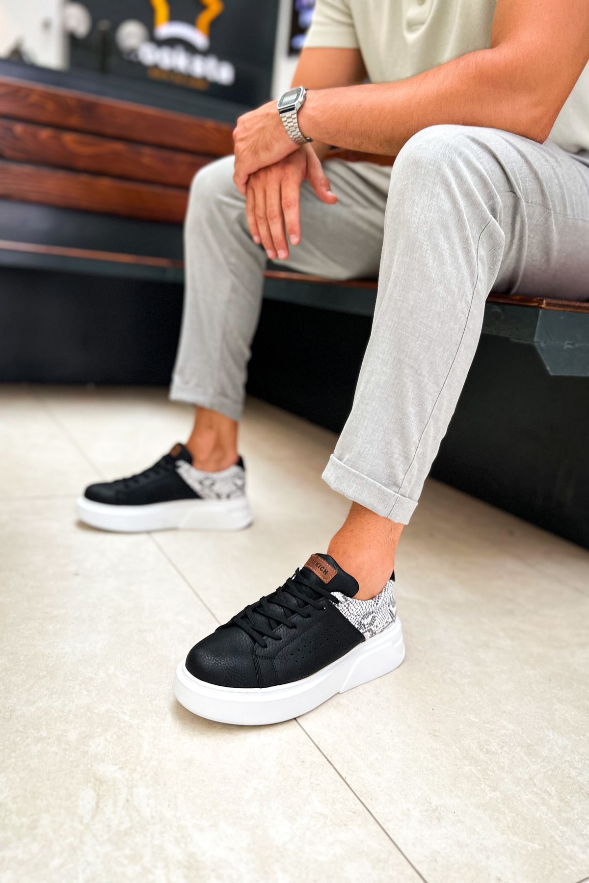 CH145 CBT Sauerbergg Erkek Ayakkabı SIYAH - Görsel 3