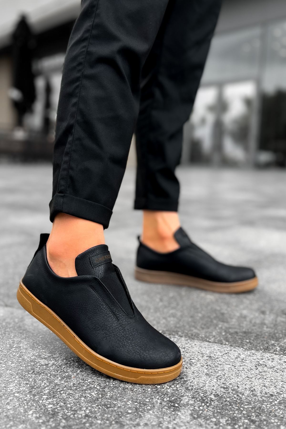 CH195 CKT Rigidus Erkek Ayakkabı SIYAH - Görsel 2