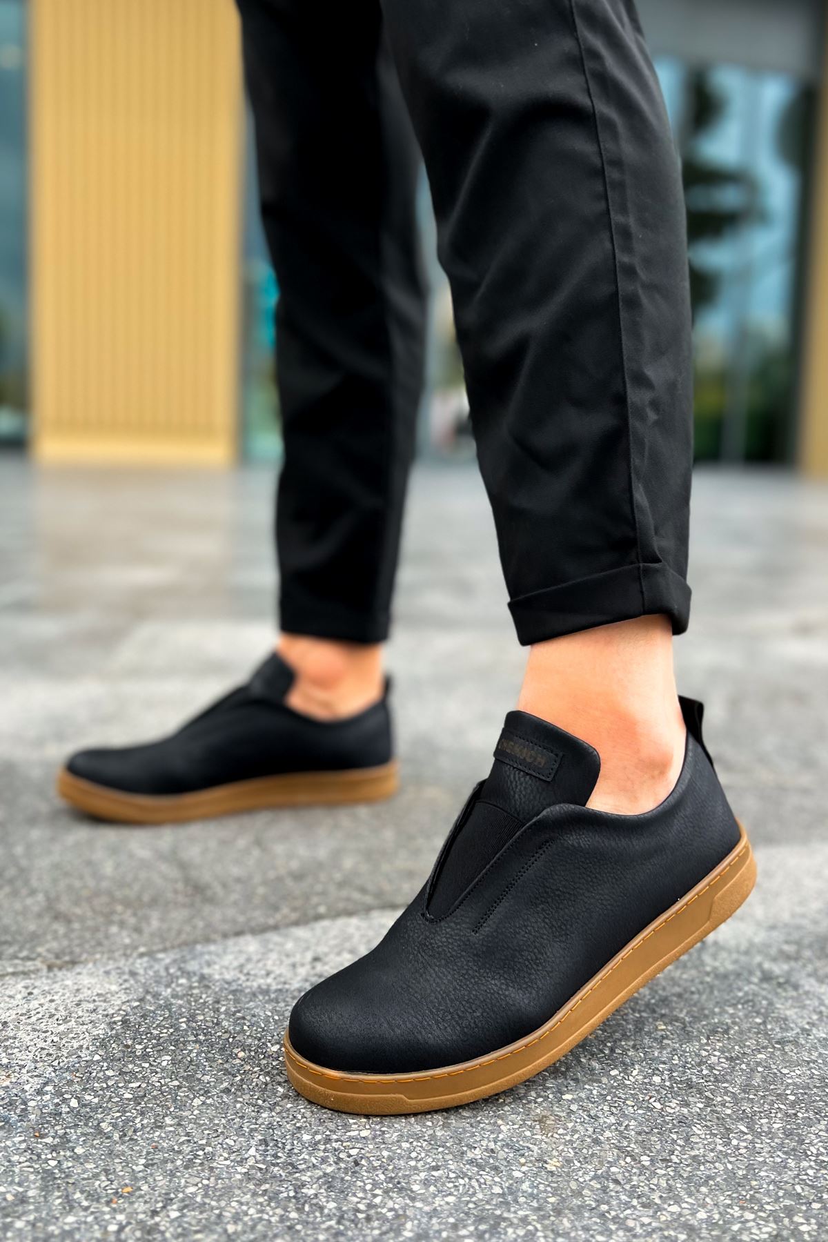 CH195 CKT Rigidus Erkek Ayakkabı SIYAH - Görsel 3