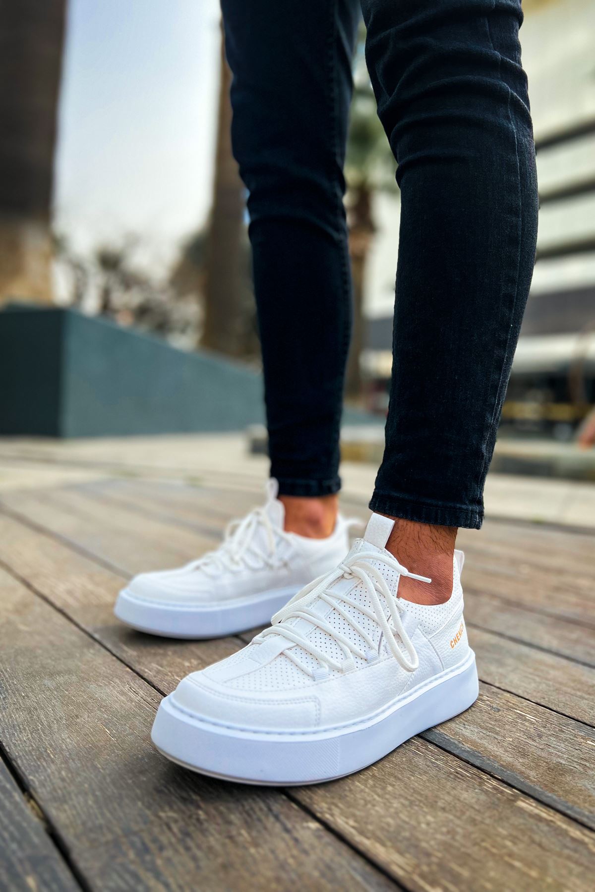 CH159 CBT Saturn Erkek Ayakkabı BEYAZ - Görsel 4