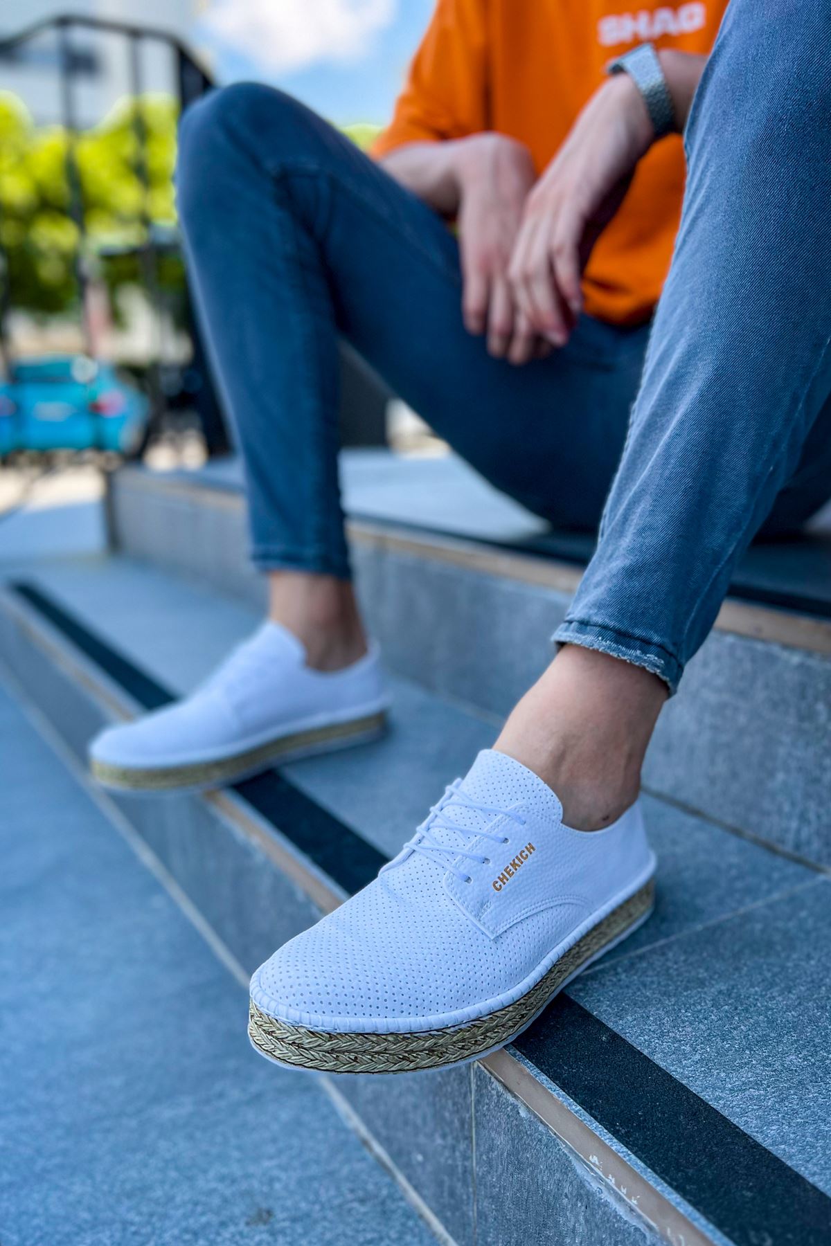 CH117 CBT Stamina Nuova Erkek Ayakkabı BEYAZ - Görsel 5