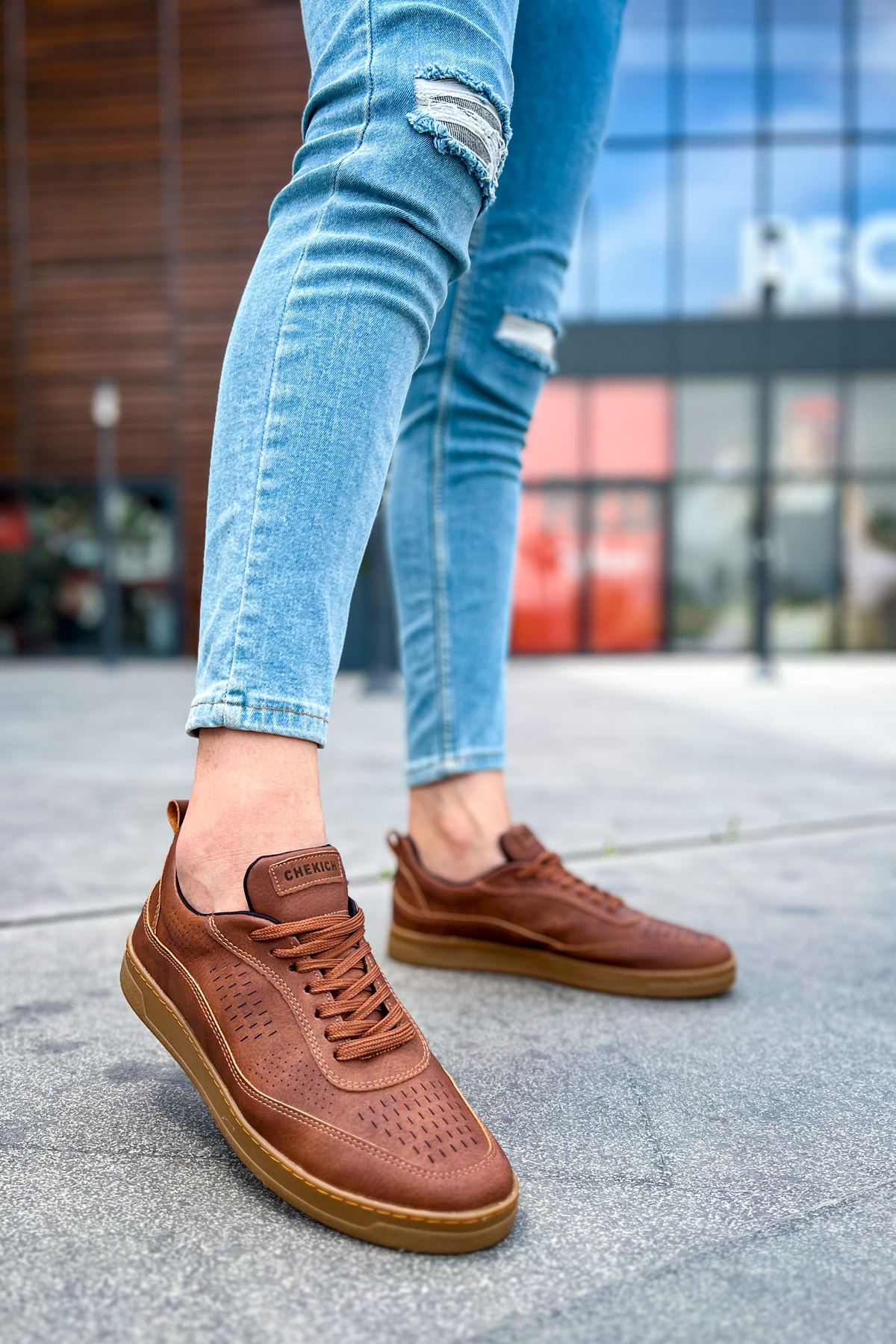 CH157 CKT Retro Erkek Ayakkabı TABA - Görsel 2