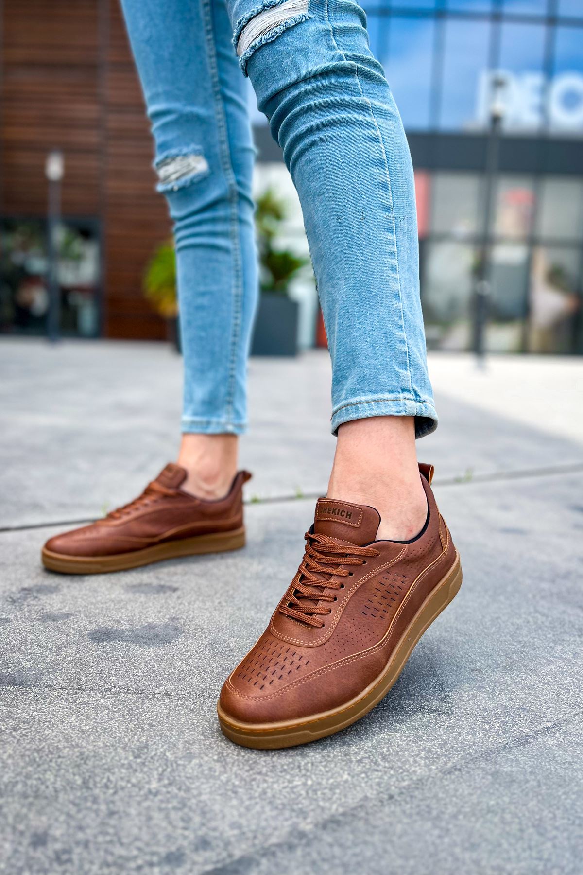 CH157 CKT Retro Erkek Ayakkabı TABA - Görsel 3