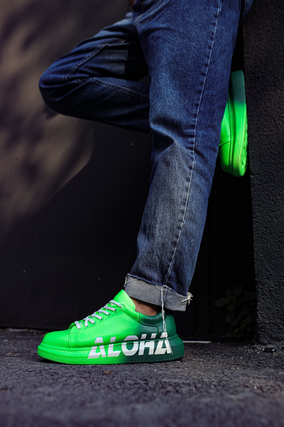 CH254 CBT Pittura Erkek Ayakkabı 403 ALH YESIL / KOYU YESIL - Görsel 2