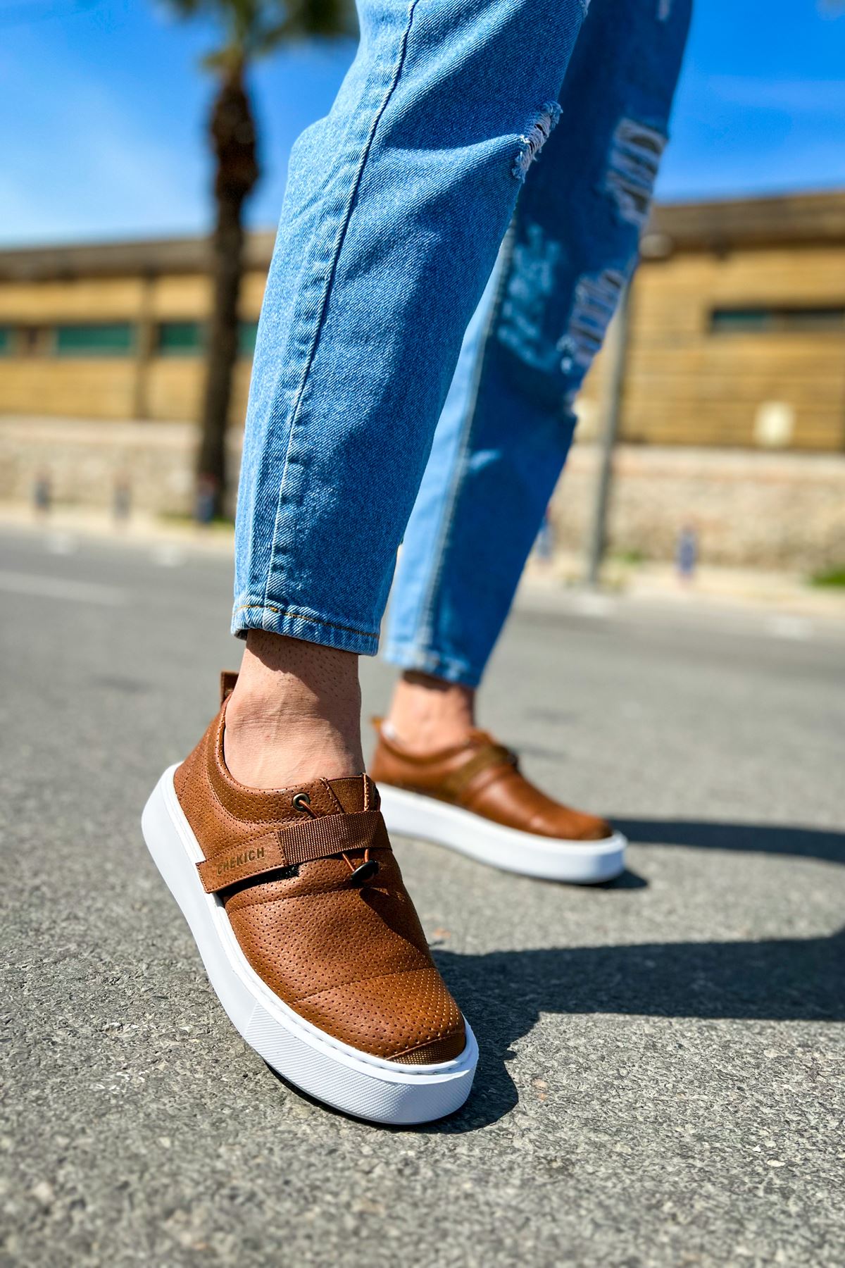 CH147 CBT Dobeny Erkek Ayakkabı TABA - Görsel 4