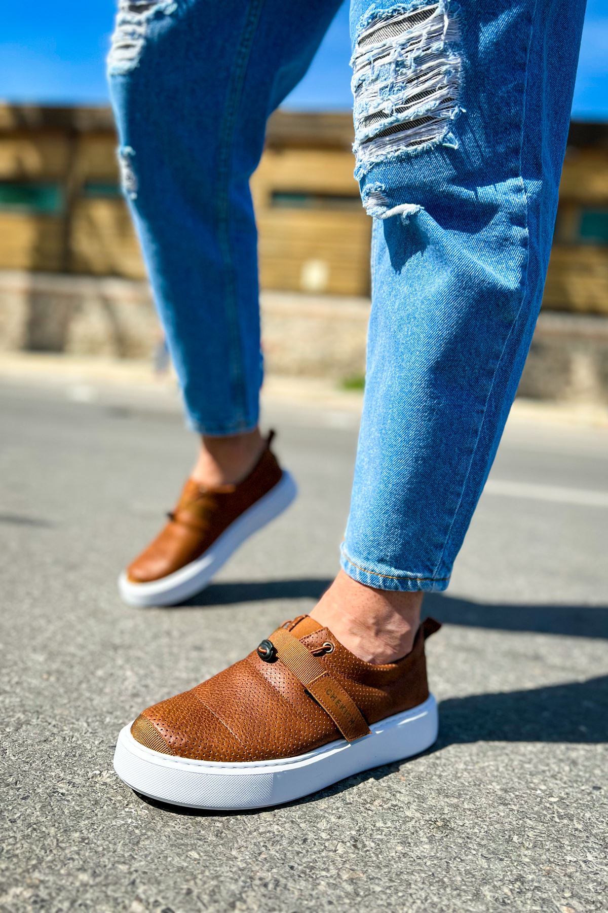 CH147 CBT Dobeny Erkek Ayakkabı TABA - Görsel 5