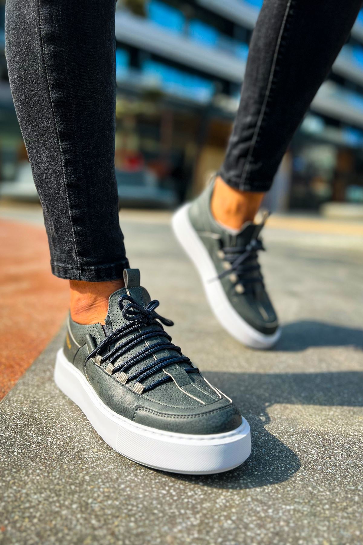 CH159 CBT Saturn Erkek Ayakkabı ANTRASIT - Görsel 3