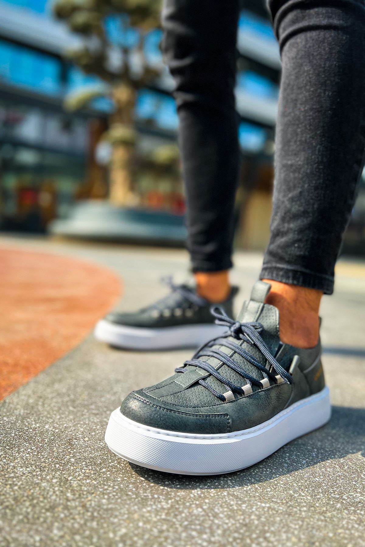 CH159 CBT Saturn Erkek Ayakkabı ANTRASIT - Görsel 4