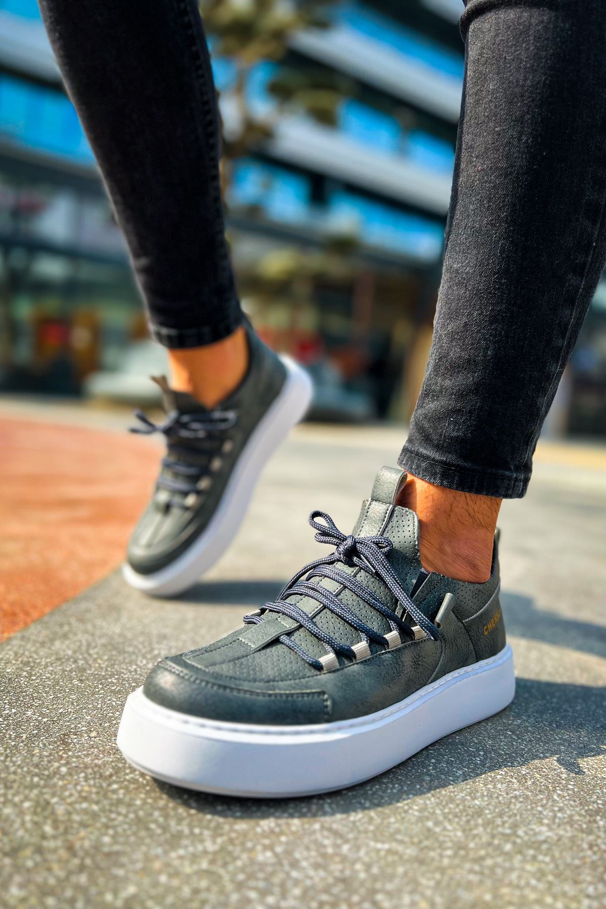 CH159 CBT Saturn Erkek Ayakkabı ANTRASIT - Görsel 5