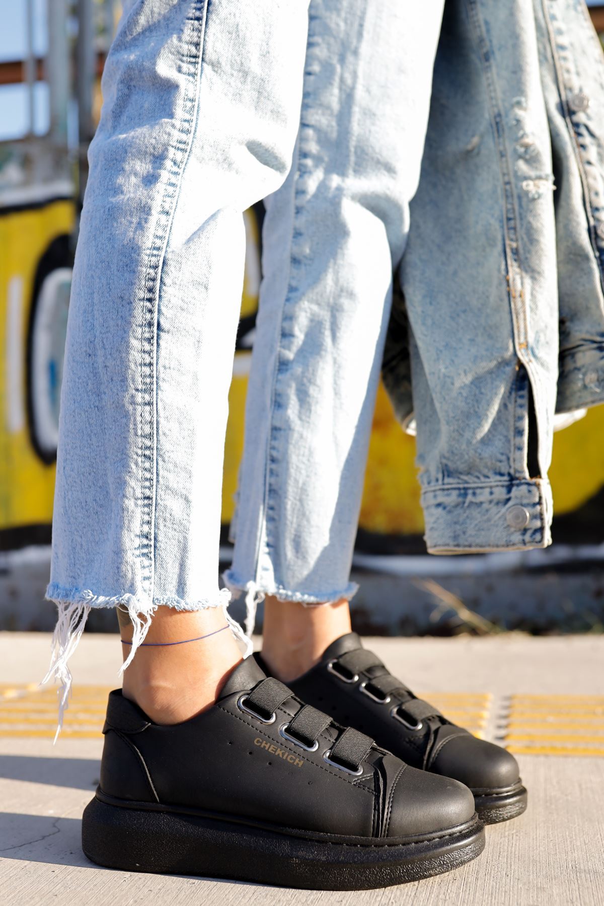 CH253 CST Mirror Non Kadın Ayakkabı SIYAH - Görsel 5