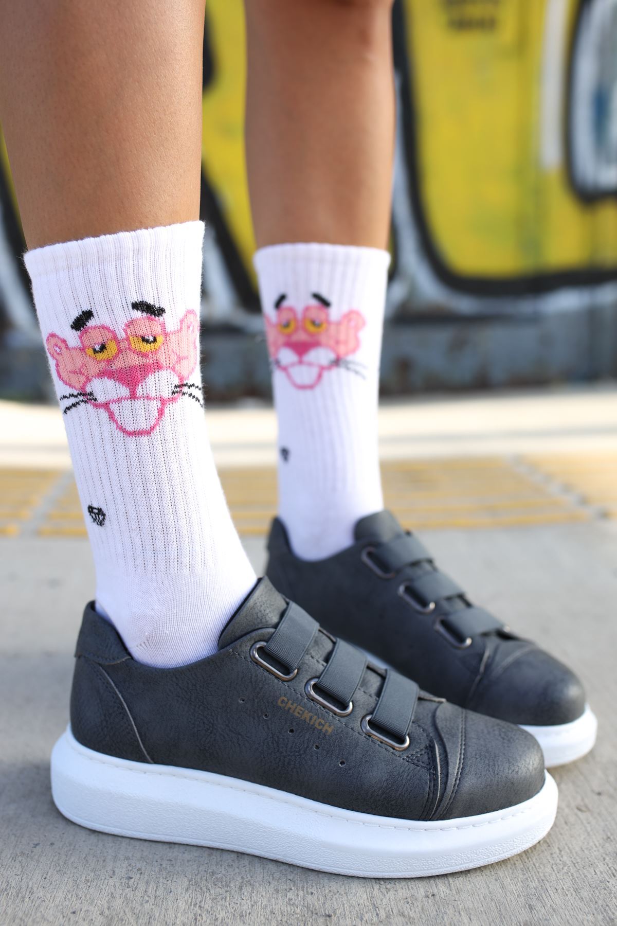 CH253 CBT Mirror Non Kadın Ayakkabı ANTRASIT - Görsel 4