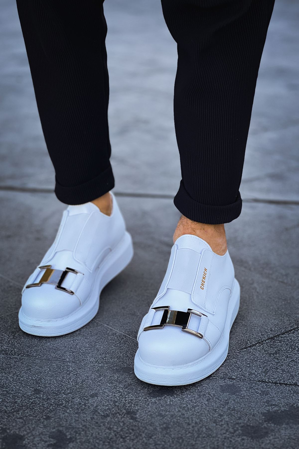 CH297 CBT Erkek Ayakkabı BEYAZ - Görsel 4