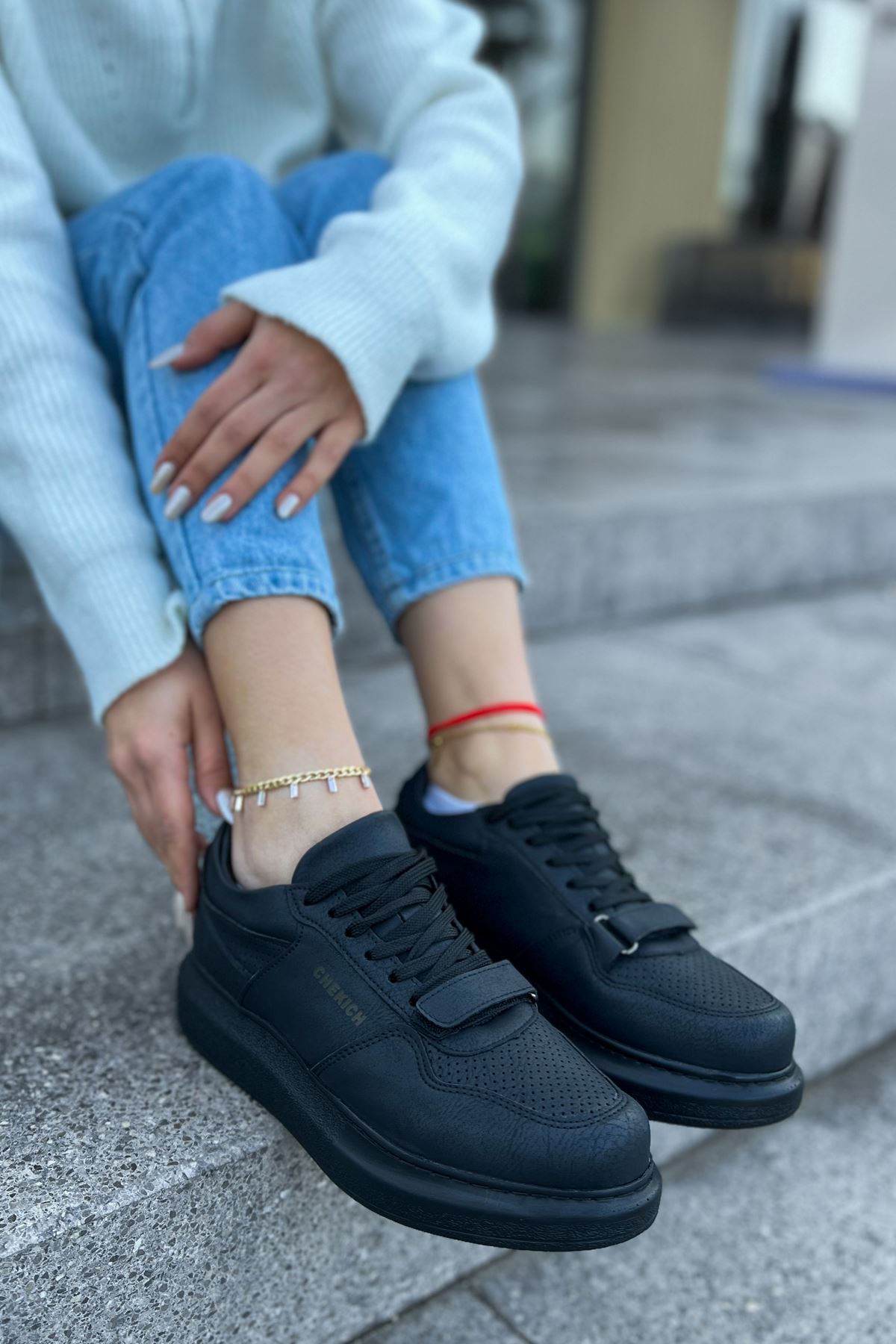 CH073 CST Flatline Kadın Ayakkabı SIYAH - Görsel 4