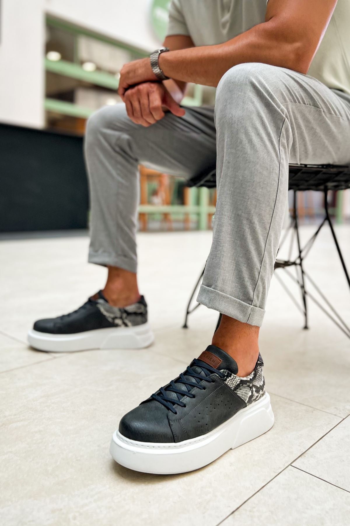 CH145 CBT Sauerbergg Erkek Ayakkabı ANTRASIT - Görsel 5