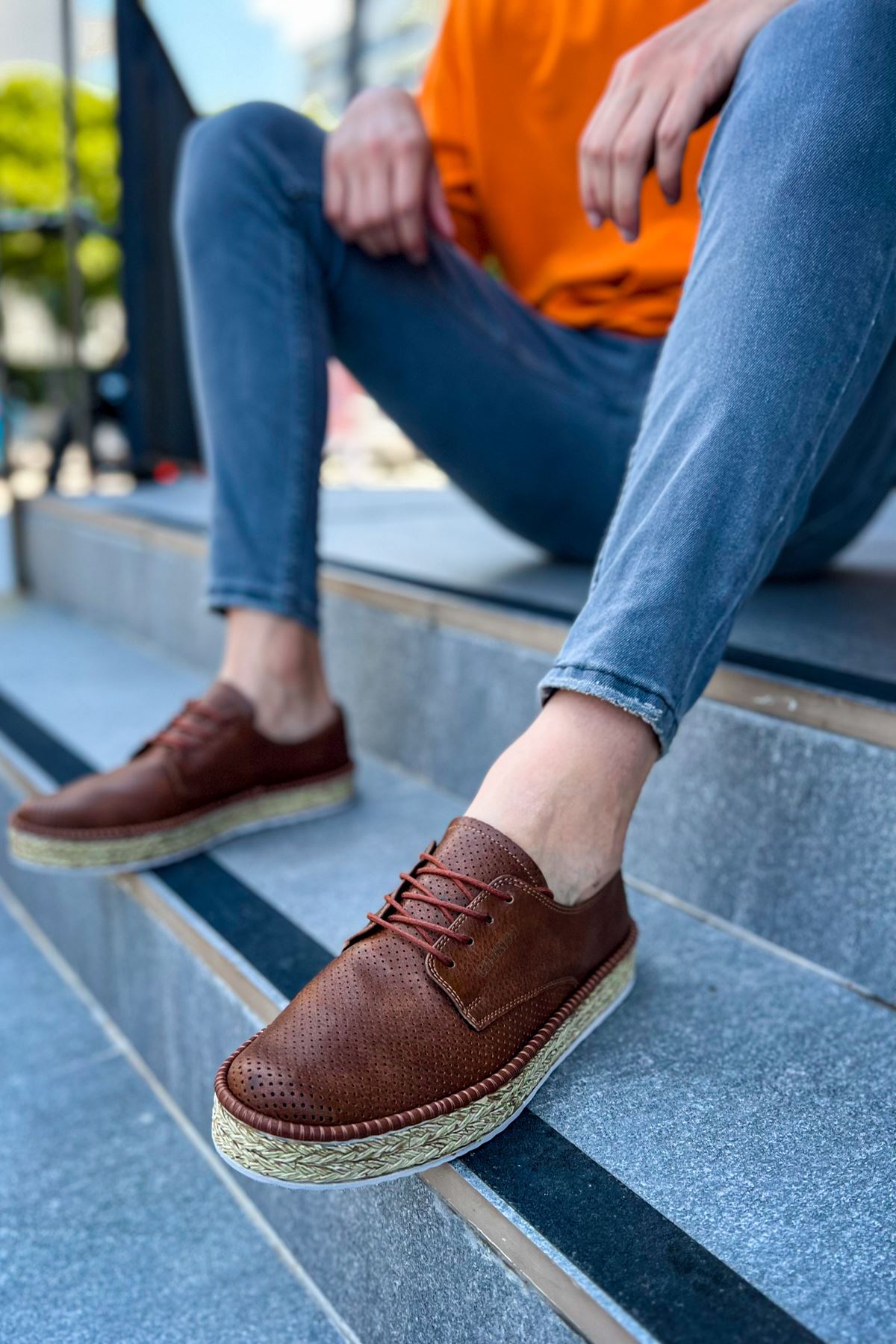 CH117 CBT Stamina Nuova Erkek Ayakkabı TABA - Görsel 5