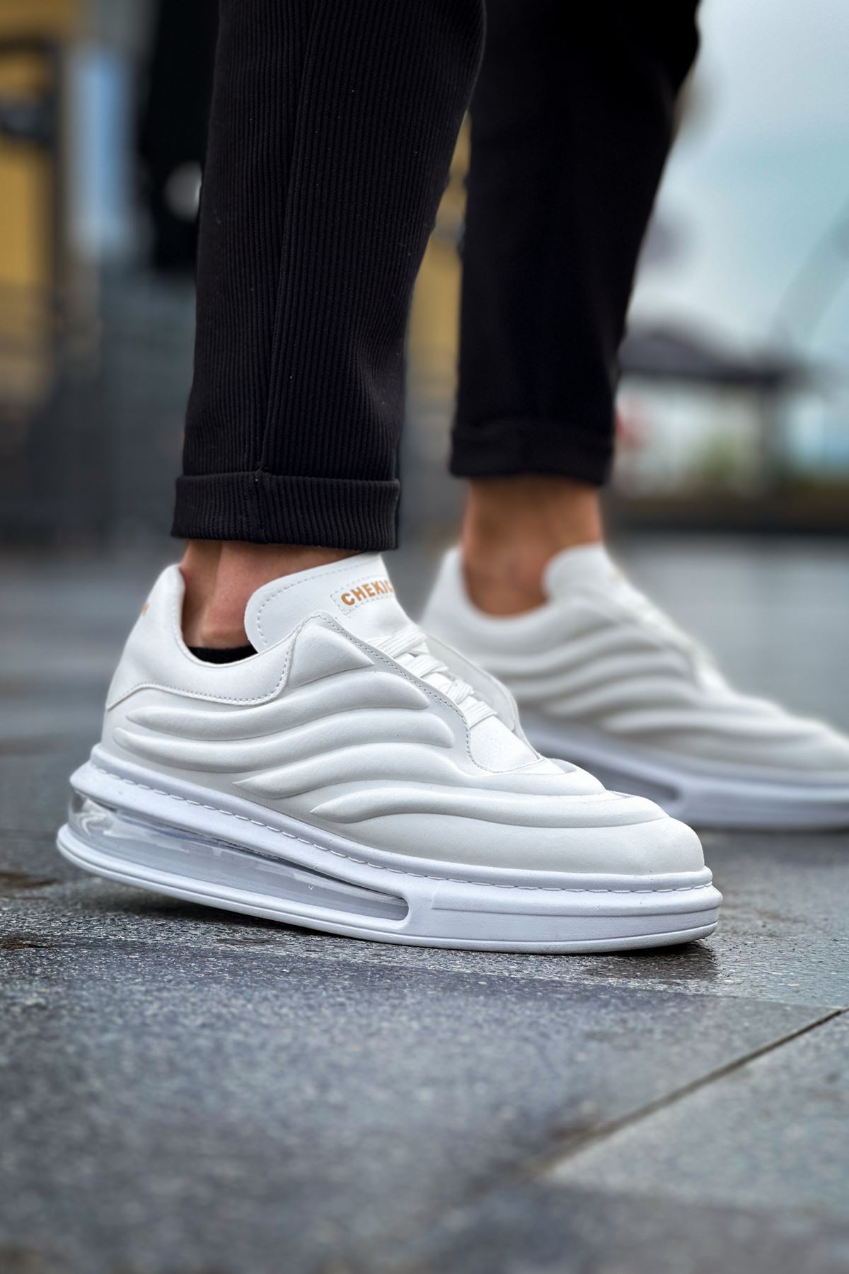 CH299 FBT Sollıevo Erkek Ayakkabı BEYAZ - Görsel 4