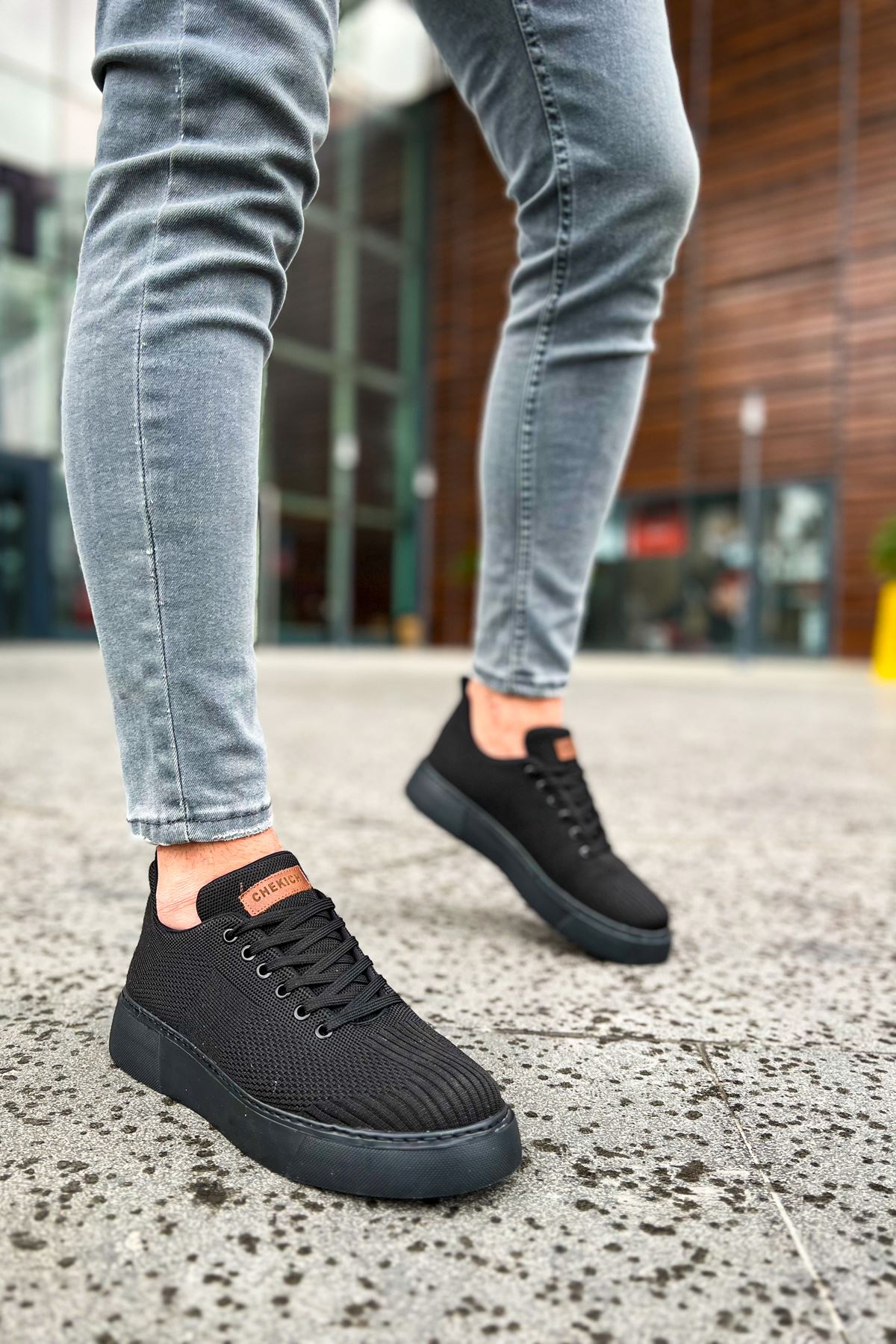 CH413 TST Crew Erkek Ayakkabı SIYAH - Görsel 4