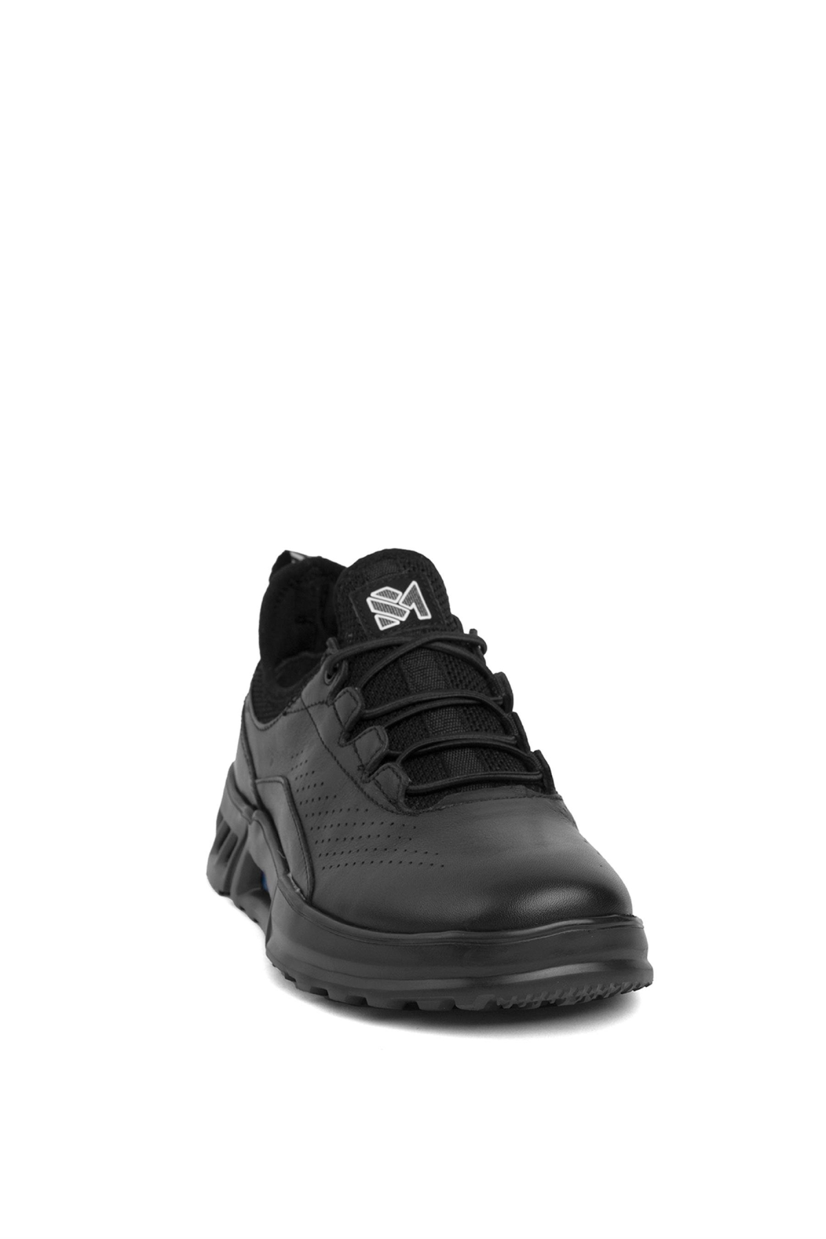 19463 Erkek Hakiki Deri CAsual Ayakkabı Siyah - Görsel 3