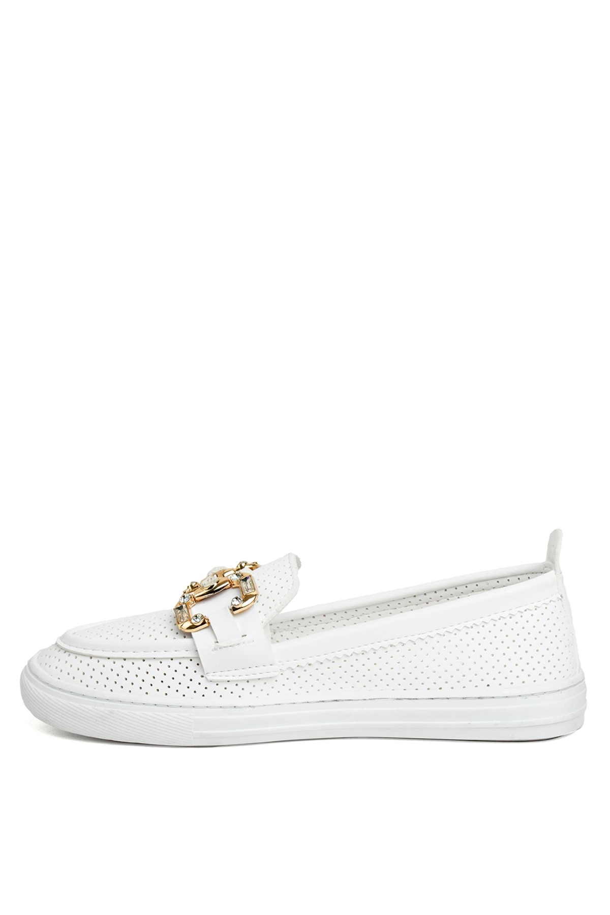 PM02 K501 Kadın Casual Ayakkabı Beyaz - Görsel 4