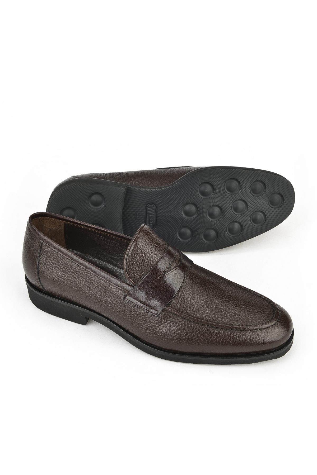 Erkek Hakiki Deri Ayakkabı 141145Z315 Kahve - Görsel 5