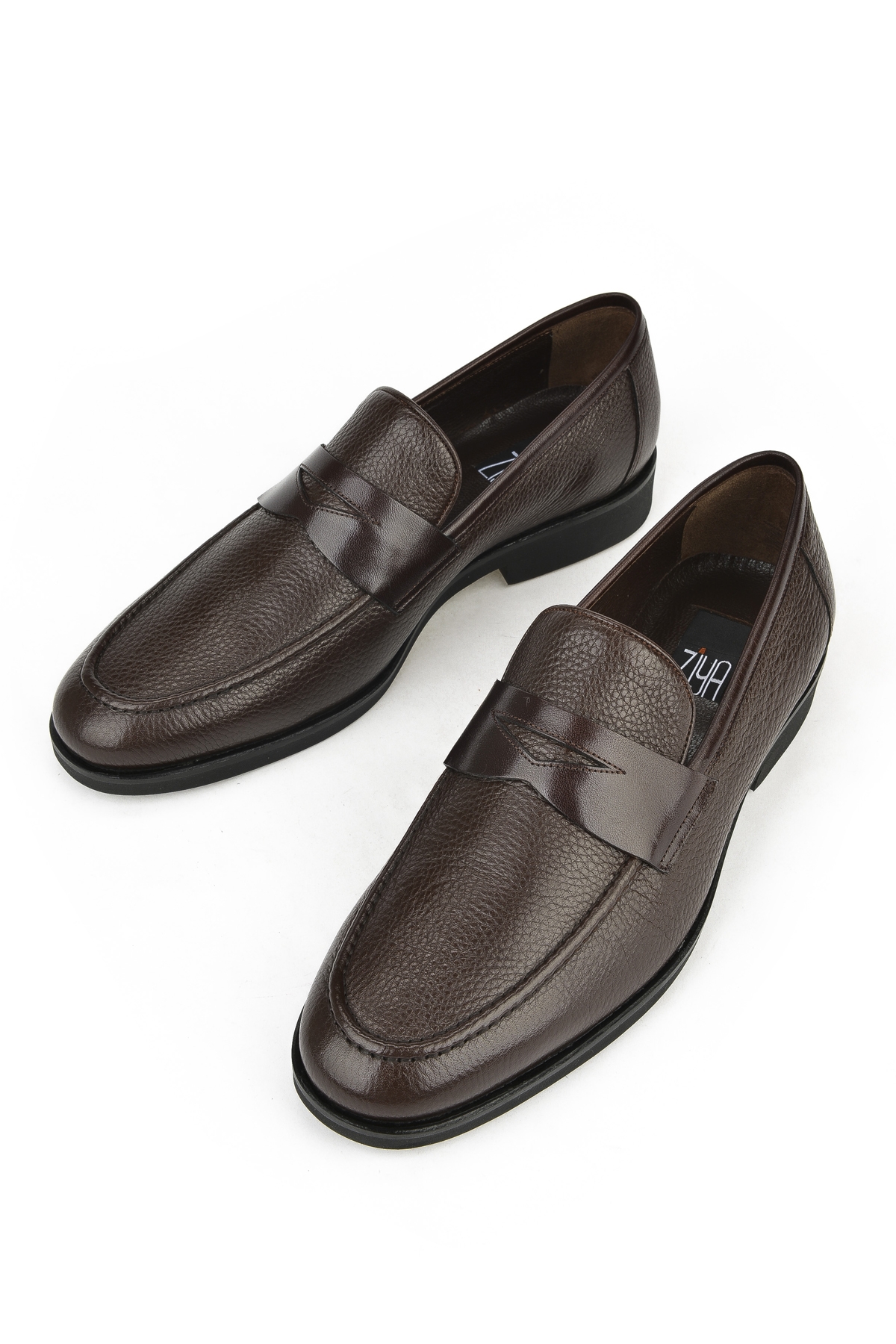 Erkek Hakiki Deri Ayakkabı 141145Z315 Kahve - Görsel 6