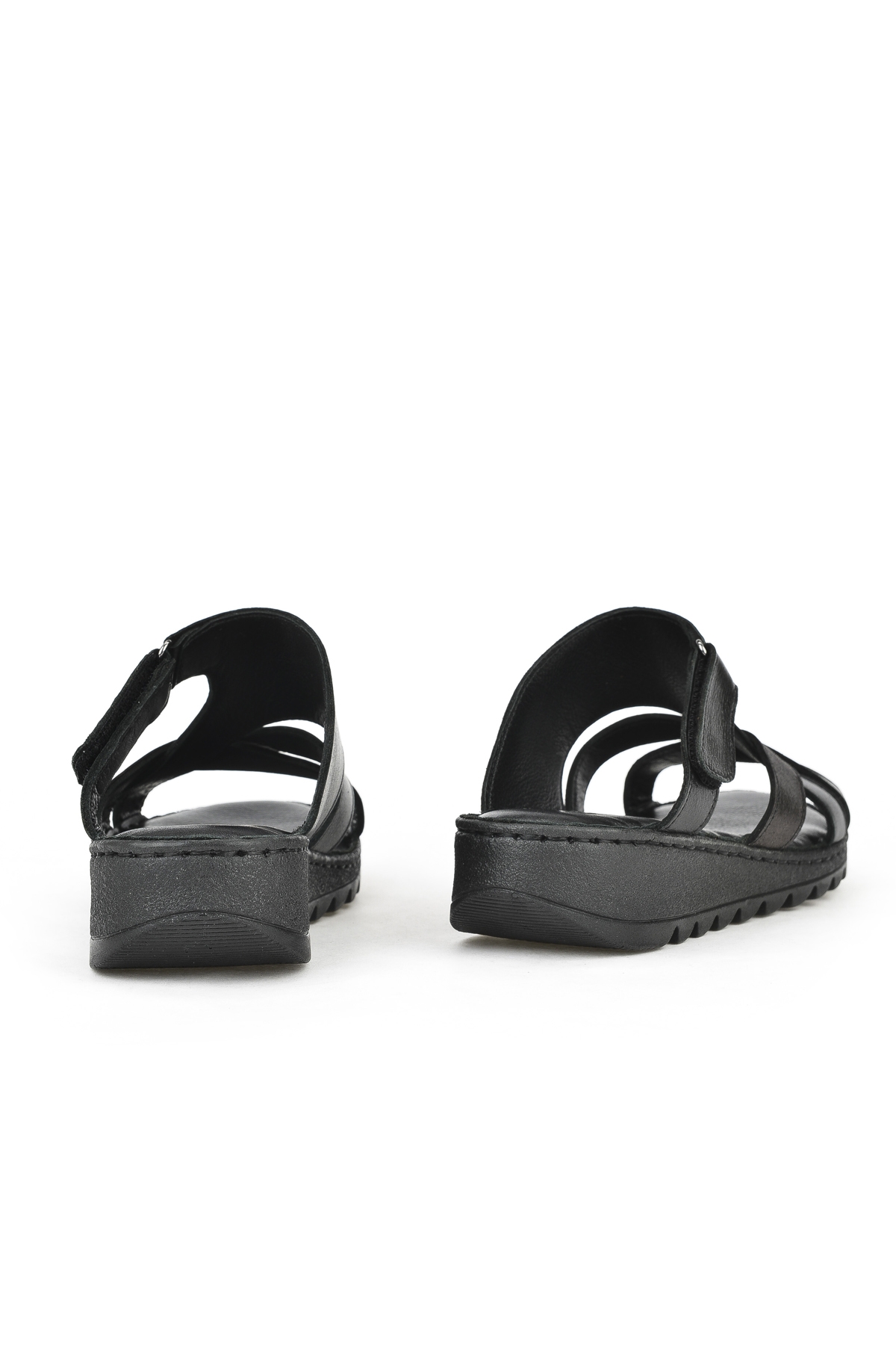 Kadın Hakiki Deri Terlik 1411008Z012 Siyah - Görsel 4