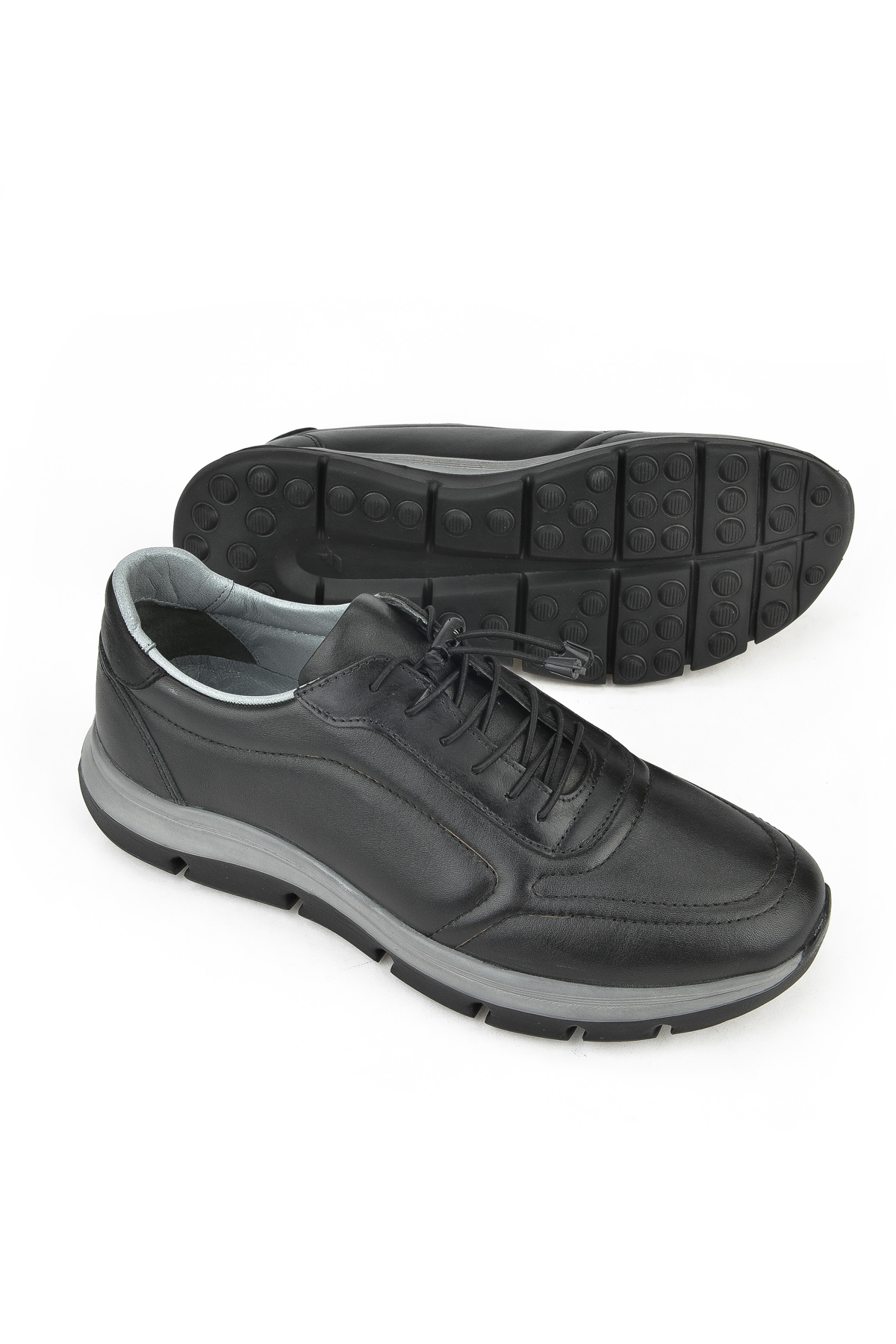 Ziya Erkek Hakiki Deri Ayakkabı 1411013Z255 Siyah - Görsel 5