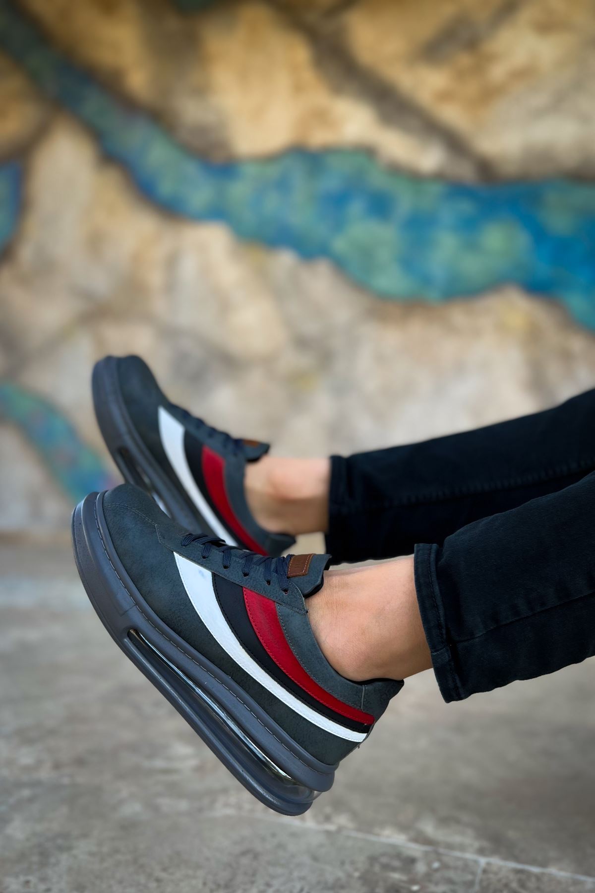 CH171 CRT Ariaso Erkek Ayakkabı ANTRASIT - Görsel 5