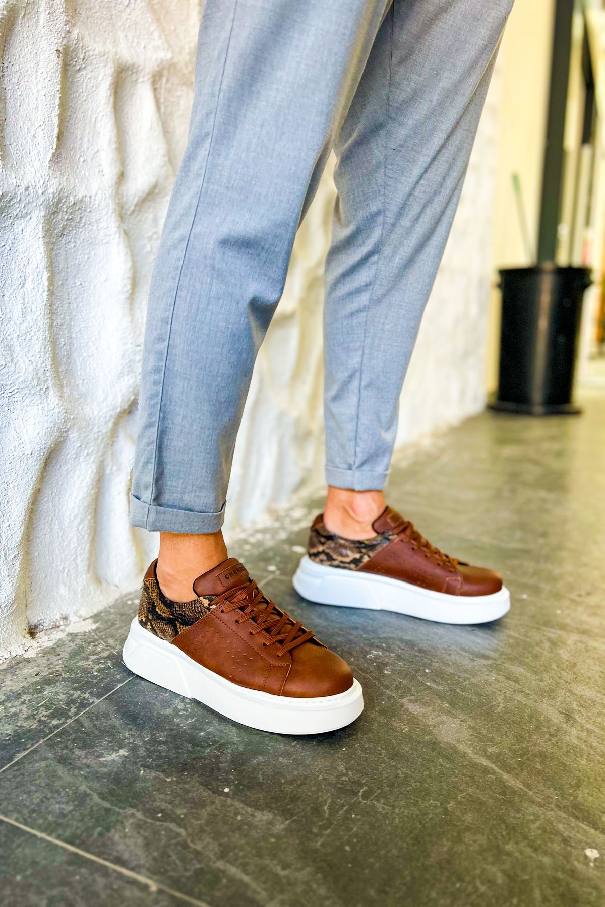 CH145 CBT Sauerbergg Erkek Ayakkabı TABA - Görsel 4