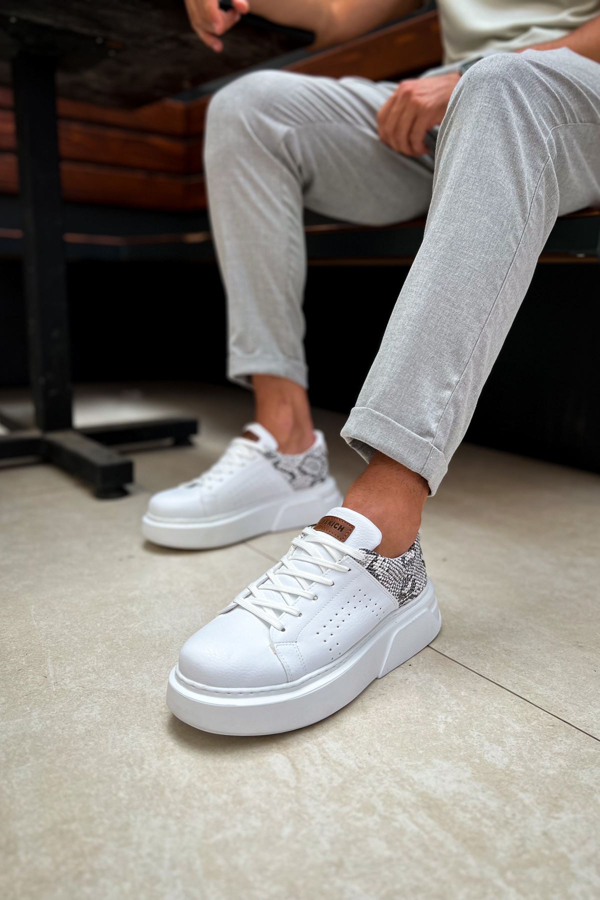 CH145 CBT Sauerbergg Erkek Ayakkabı BEYAZ - Görsel 4