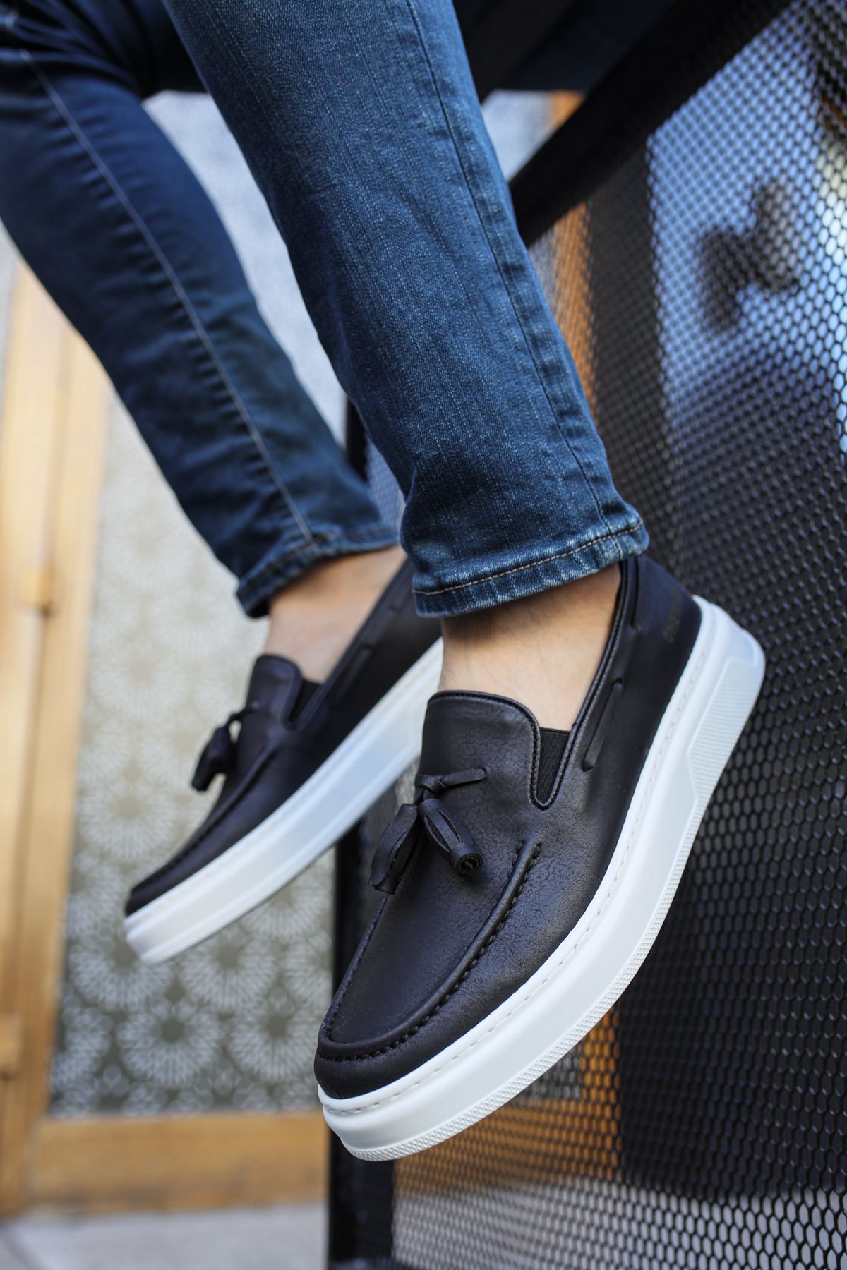 CH127 CBT Loafer-X Erkek Ayakkabı SIYAH - Görsel 2