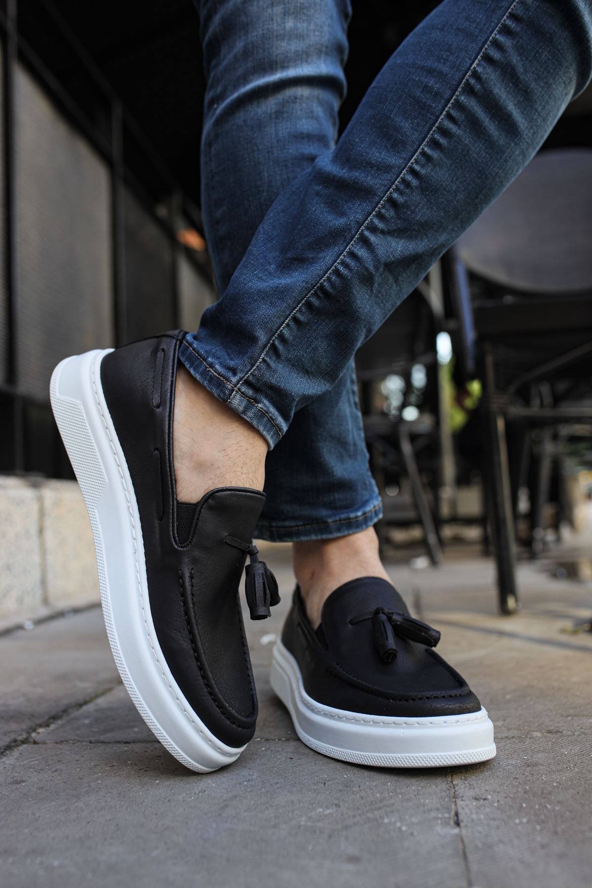 CH127 CBT Loafer-X Erkek Ayakkabı SIYAH - Görsel 4