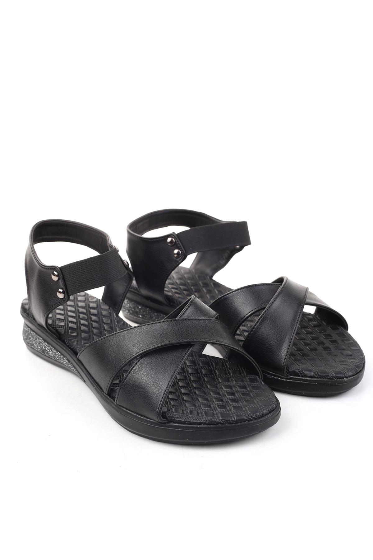 3595 Kadın Günlük Anatomik Sandalet - Görsel 3