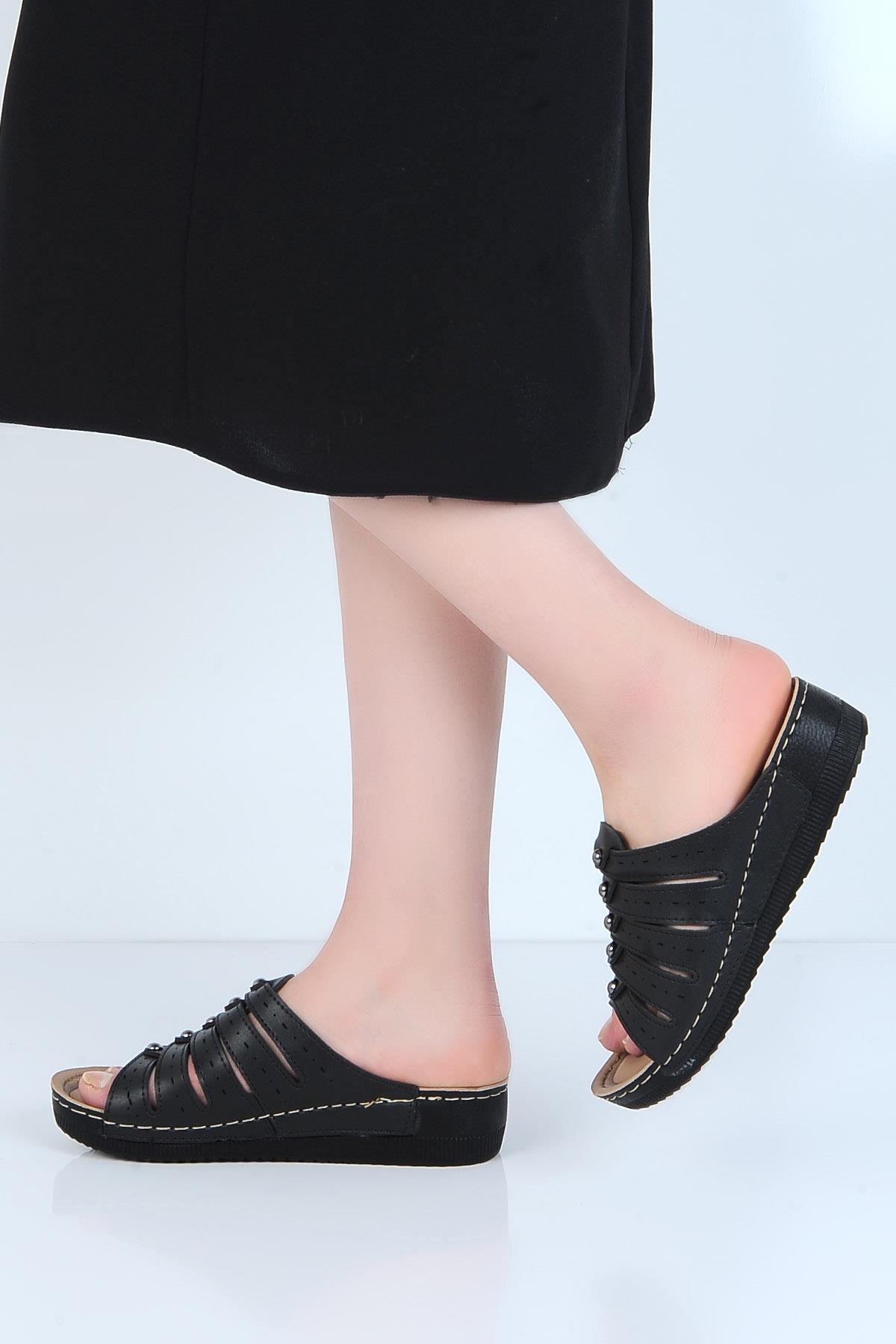 459-3 Sümbül Günlük Rahat Bayan Terlik - Görsel 3