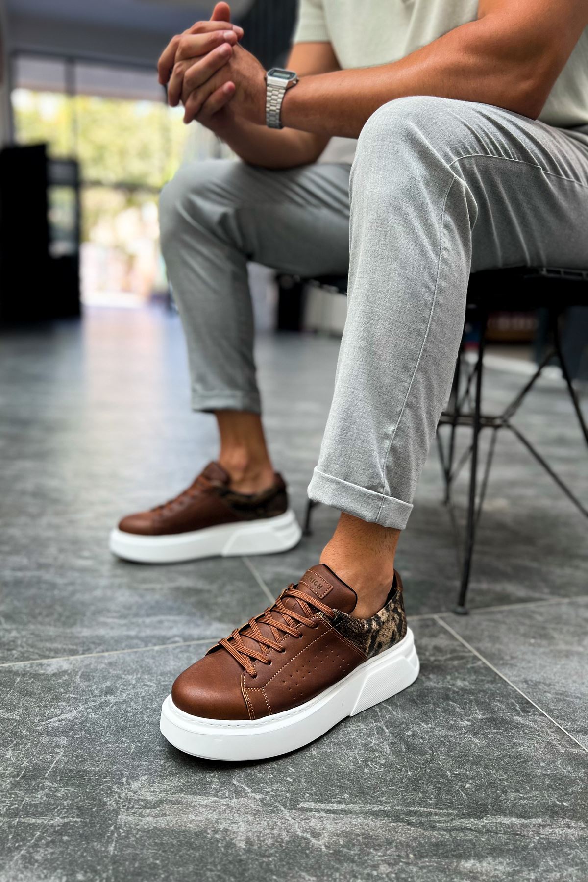 CH145 CBT Sauerbergg Erkek Ayakkabı TABA - Görsel 2