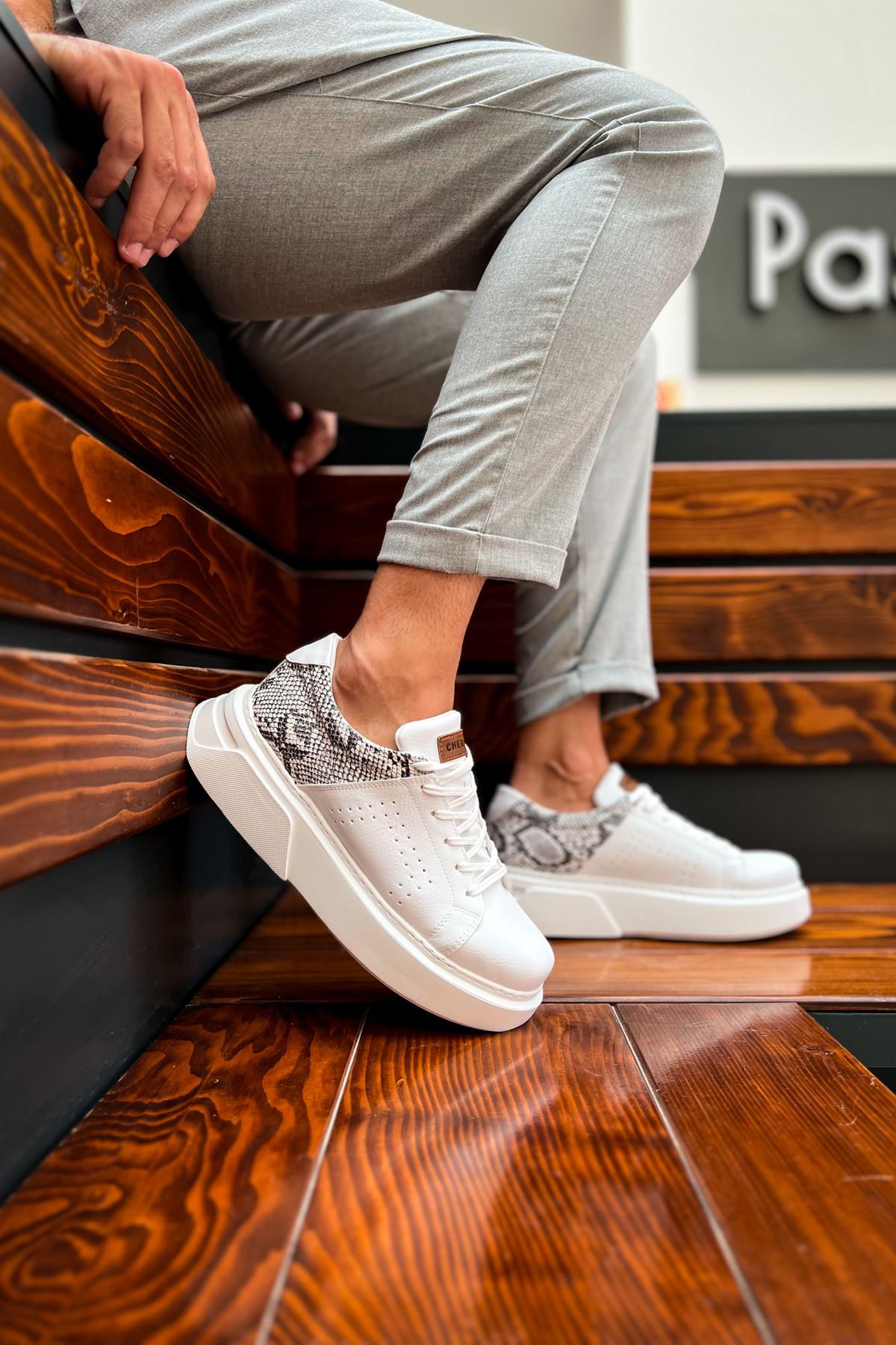 CH145 CBT Sauerbergg Erkek Ayakkabı BEYAZ - Görsel 3