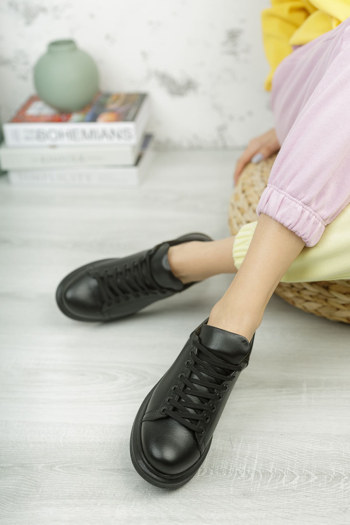 CH257 CST Estrella Kadın Ayakkabı SIYAH - Görsel 4