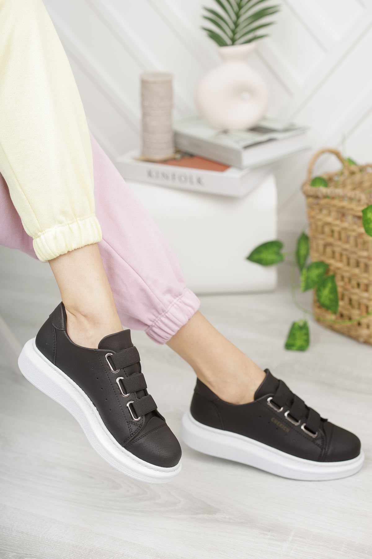 CH253 CBT Mirror Non Kadın Ayakkabı SIYAH - Görsel 3