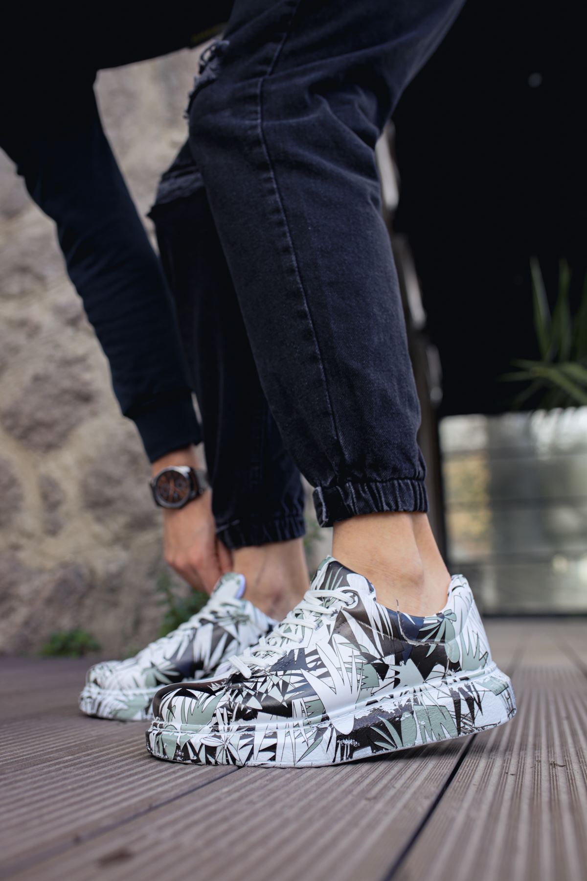 CH255 CBT Colorfull Erkek Ayakkabı SIYAH RENKLI - Görsel 2