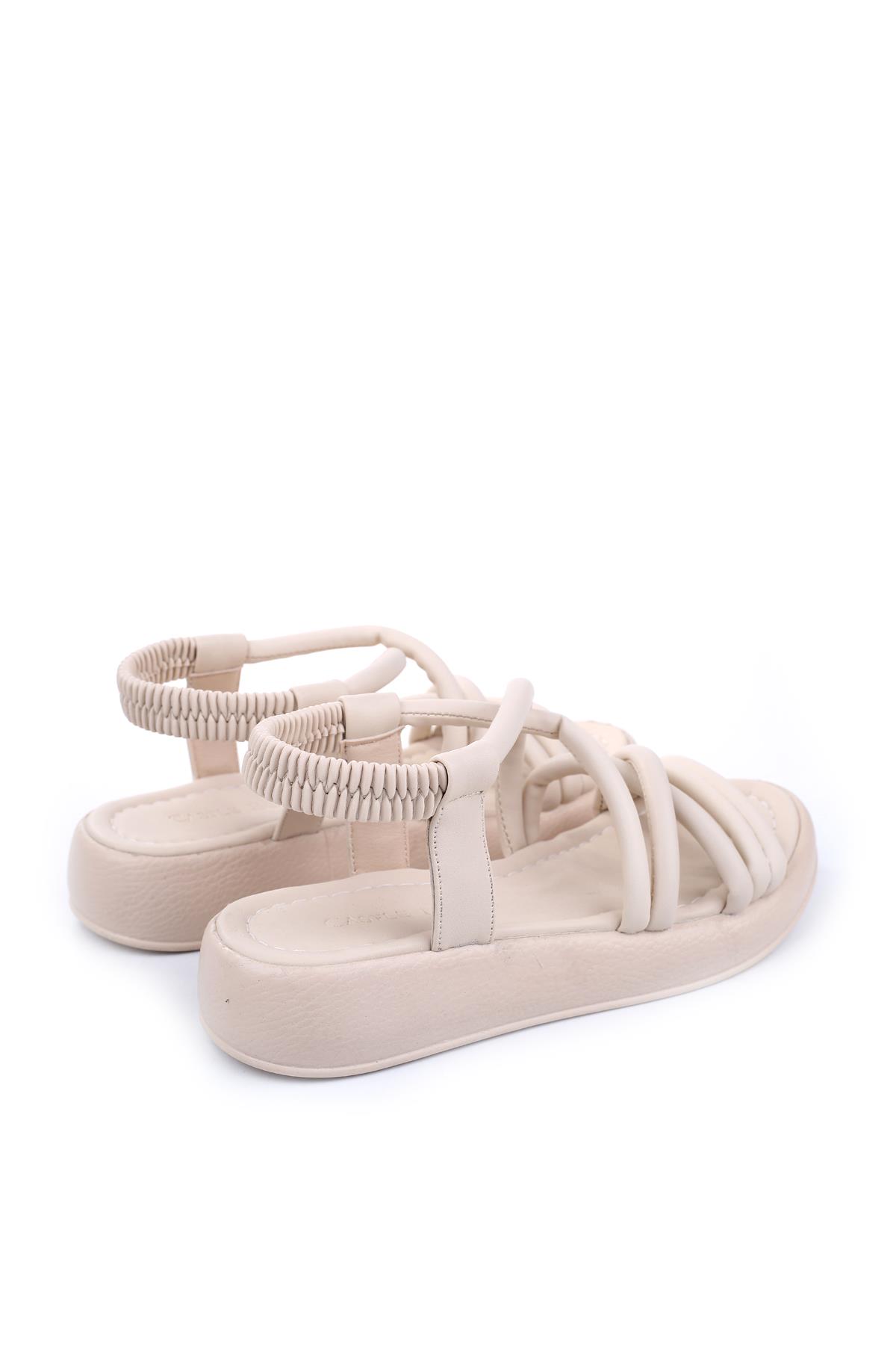 35243 Rahat Taban Günlük Kadın Sandalet - Görsel 5