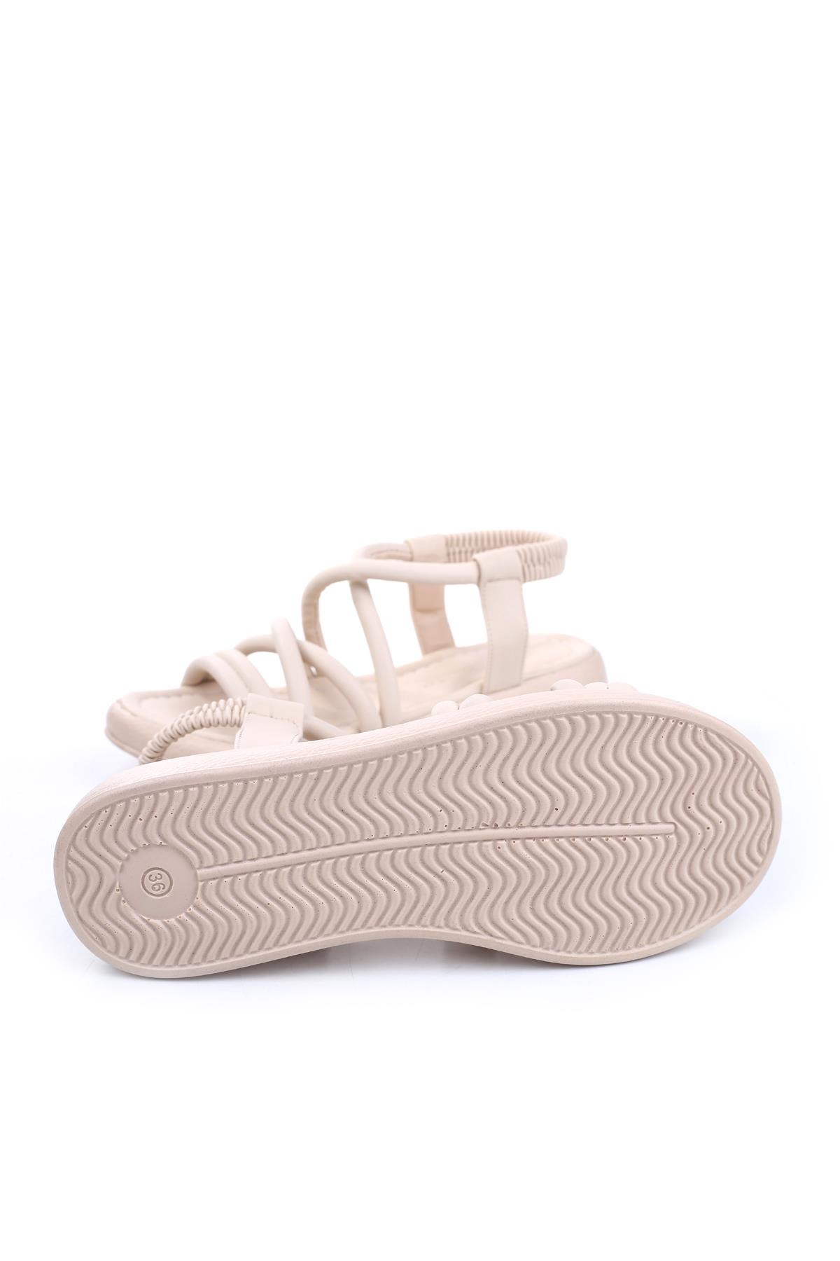 35243 Rahat Taban Günlük Kadın Sandalet - Görsel 6